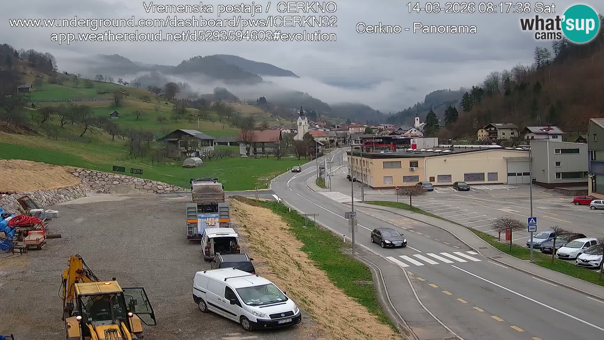 Webcam Ingresso Città di Cerkno