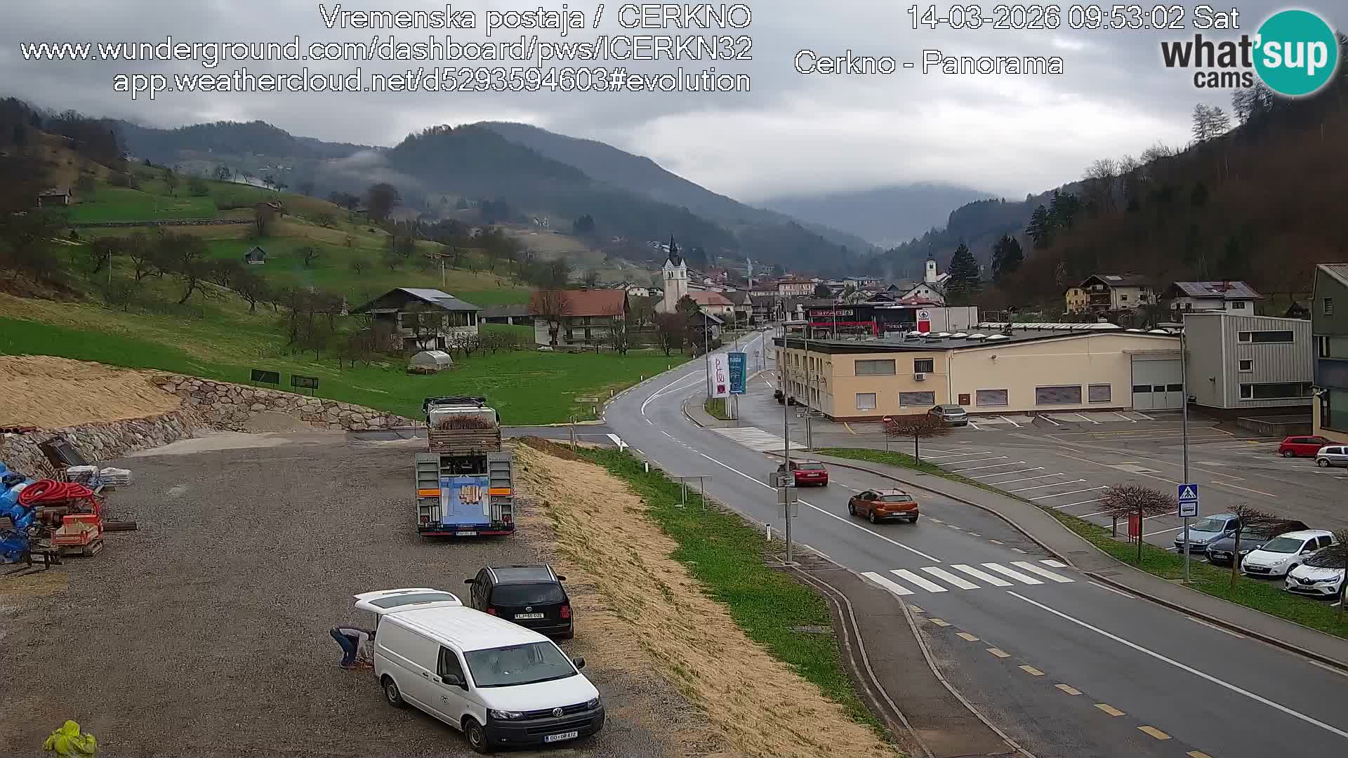 Cerkno ulaz u grad – Kamera uživo