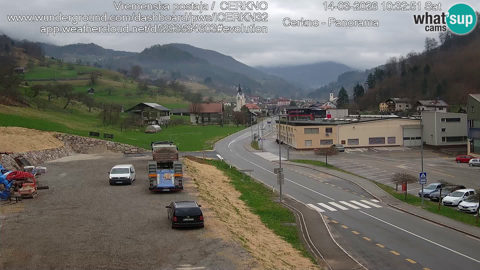 Cerkno Stadteingang Live-Webcam