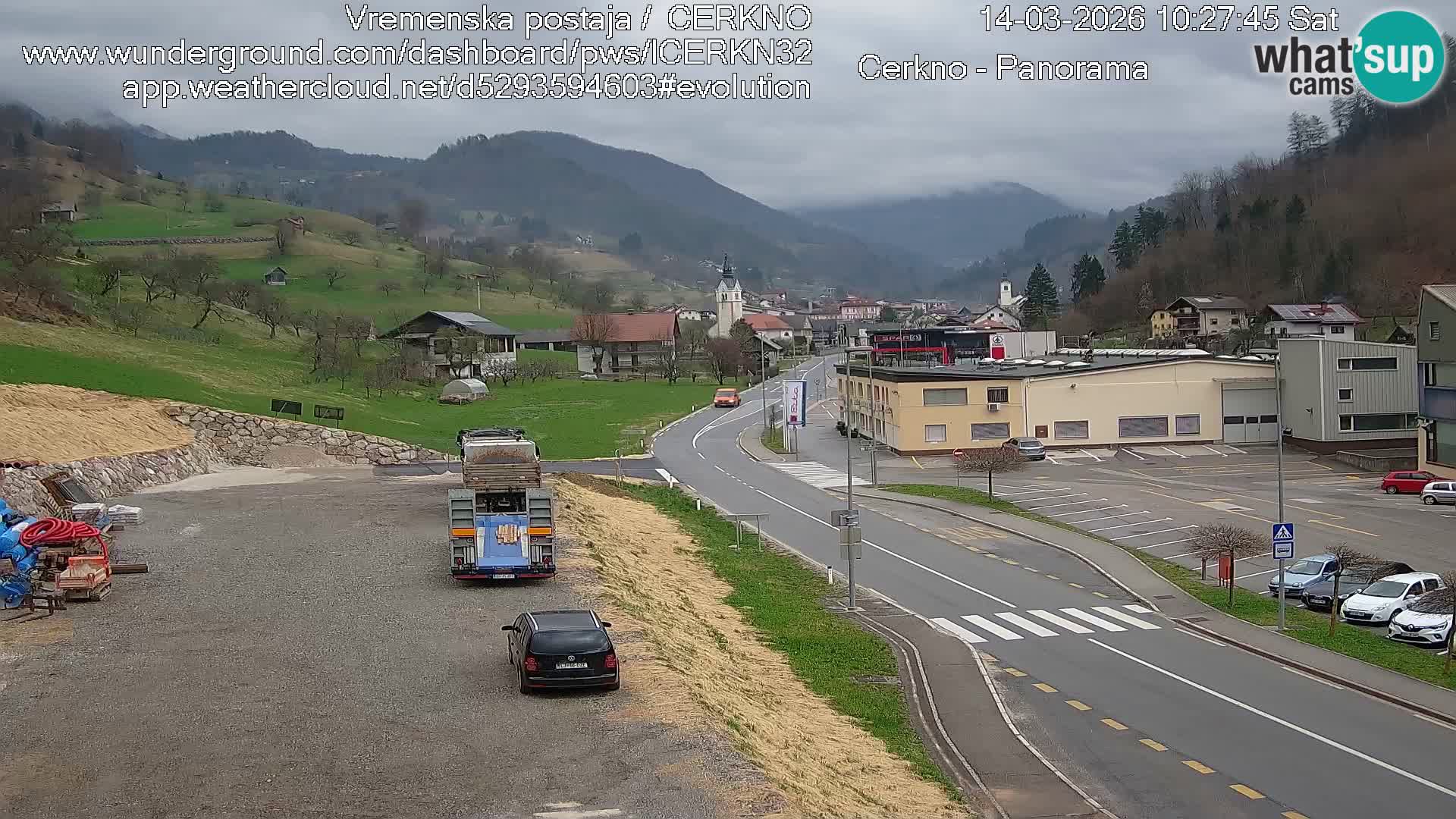 Cerkno Stadteingang Live-Webcam