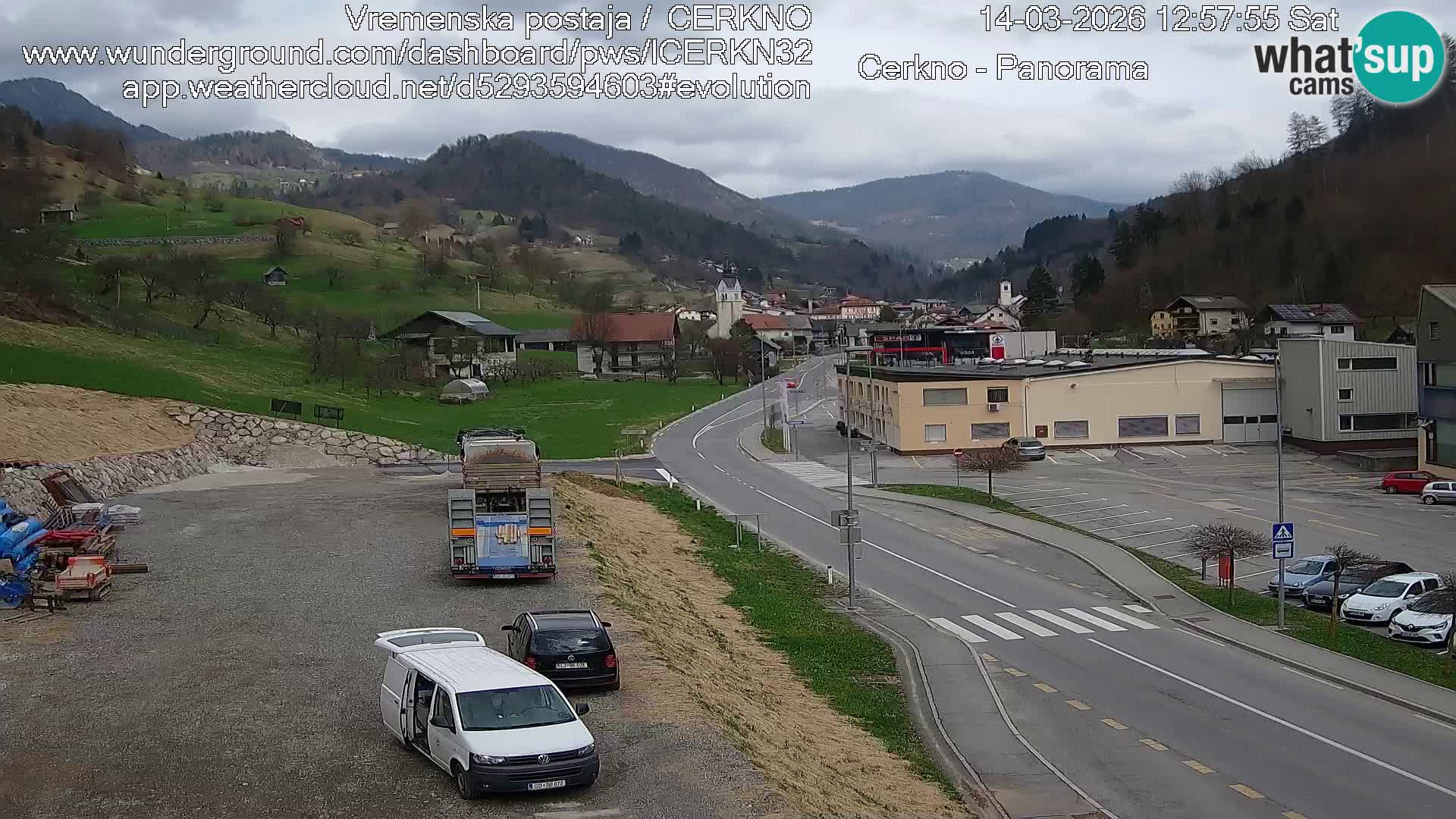 Cerkno Stadteingang Live-Webcam