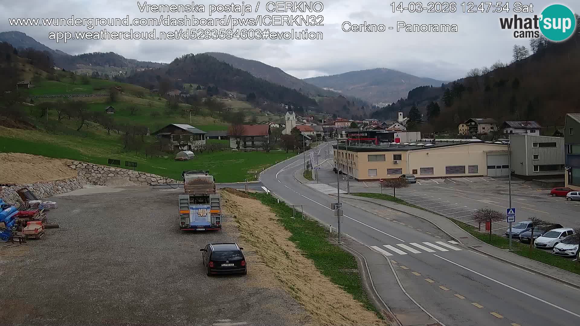 Cerkno Stadteingang Live-Webcam