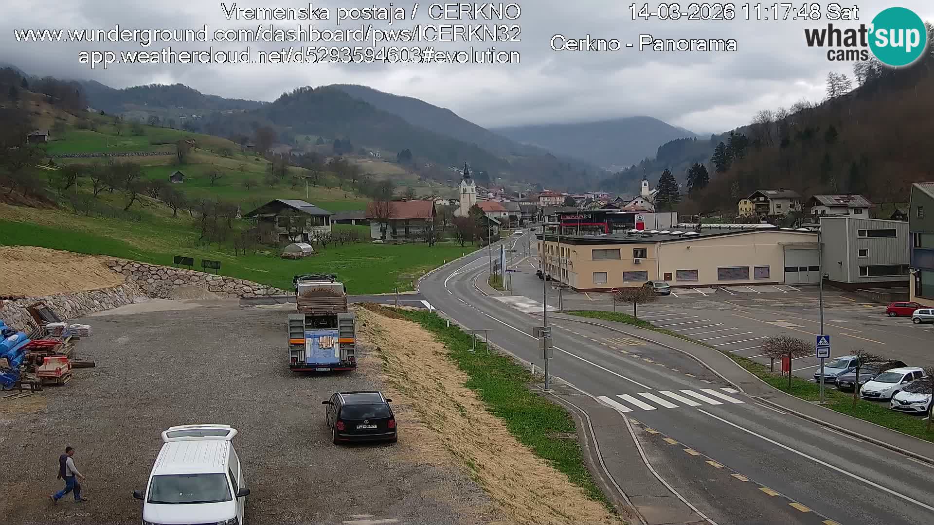 Cerkno ulaz u grad – Kamera uživo