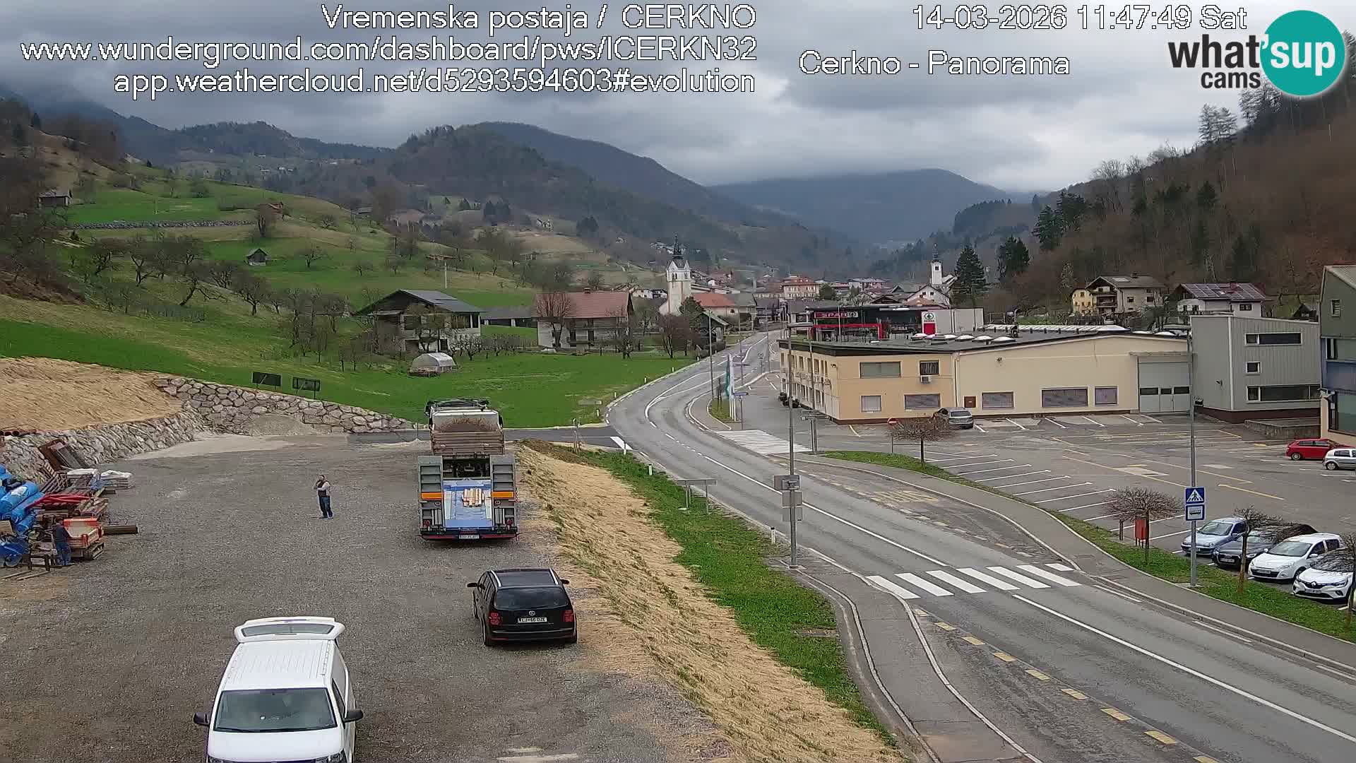 Cerkno Stadteingang Live-Webcam