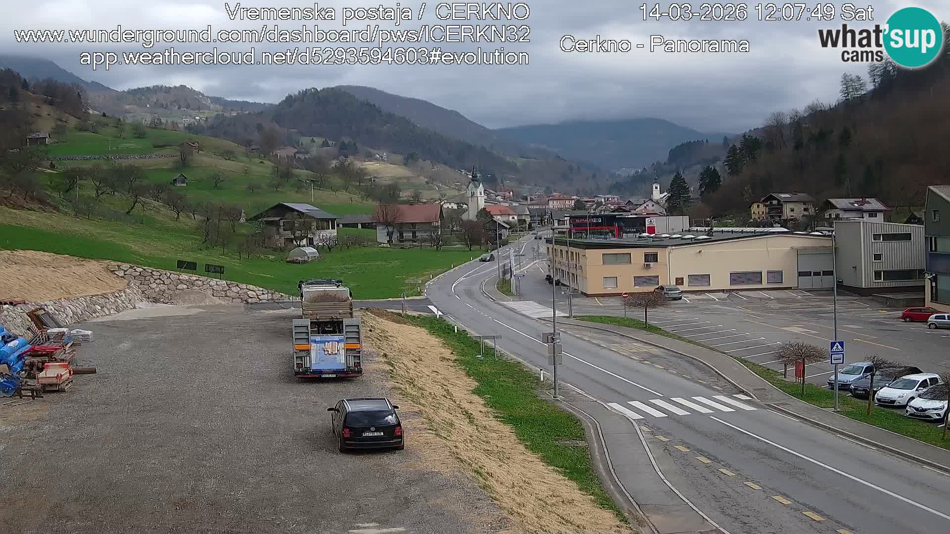Cerkno Stadteingang Live-Webcam
