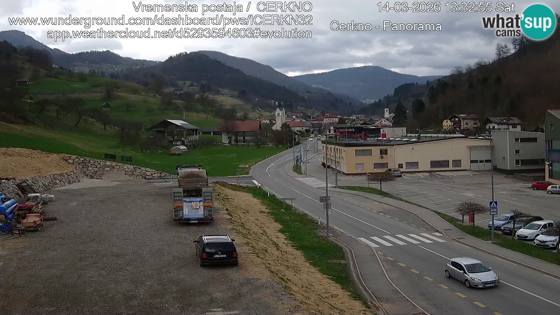 Cerkno ulaz u grad – Kamera uživo