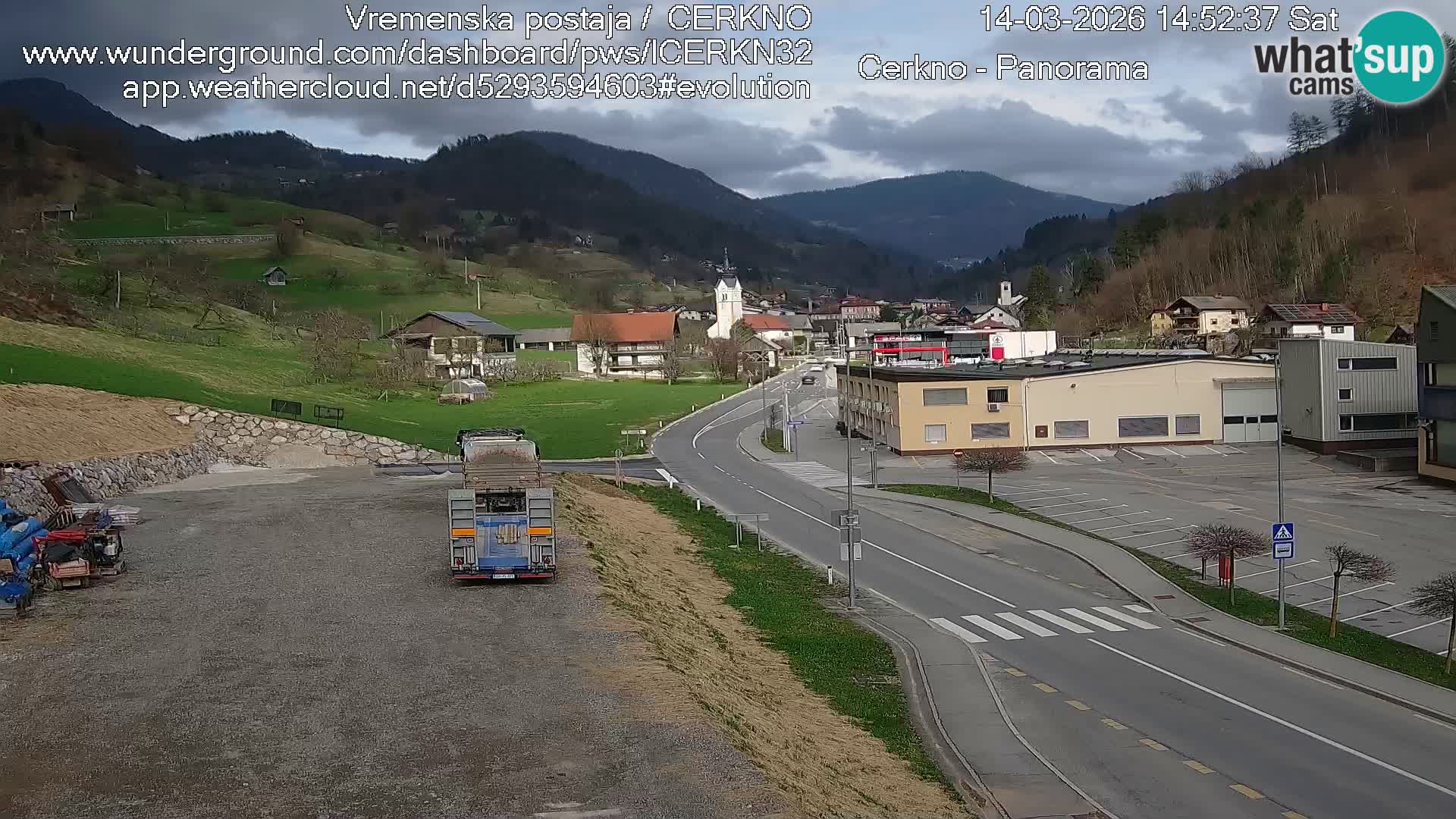 Cerkno ulaz u grad – Kamera uživo