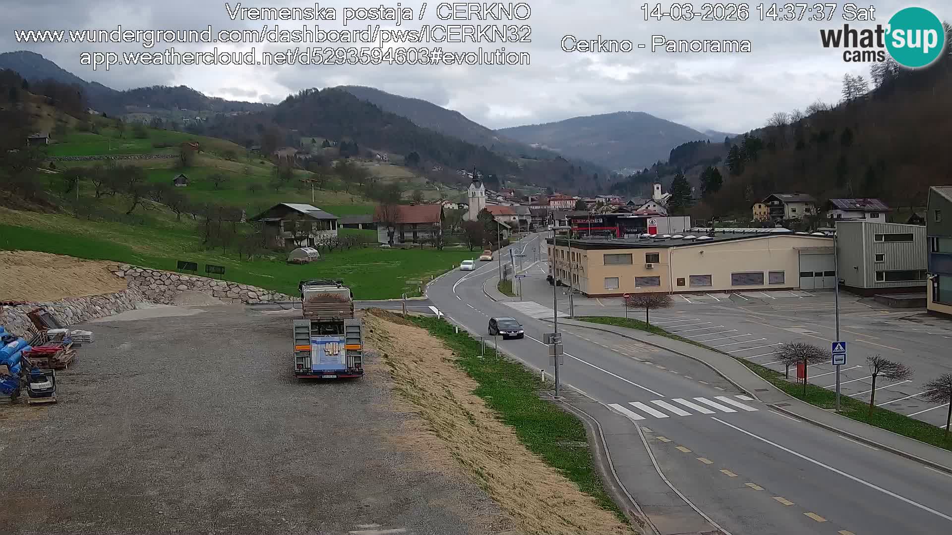 Cerkno ulaz u grad – Kamera uživo