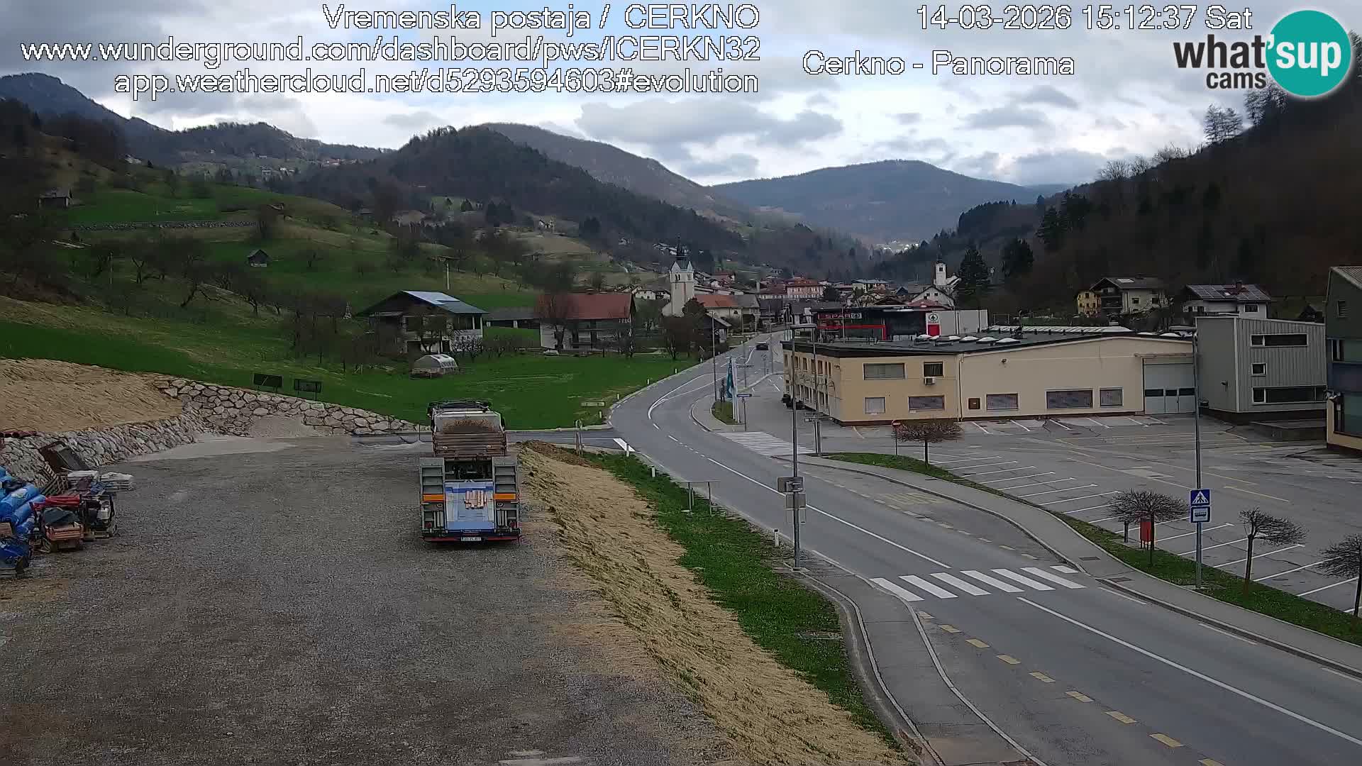 Webcam Ingresso Città di Cerkno