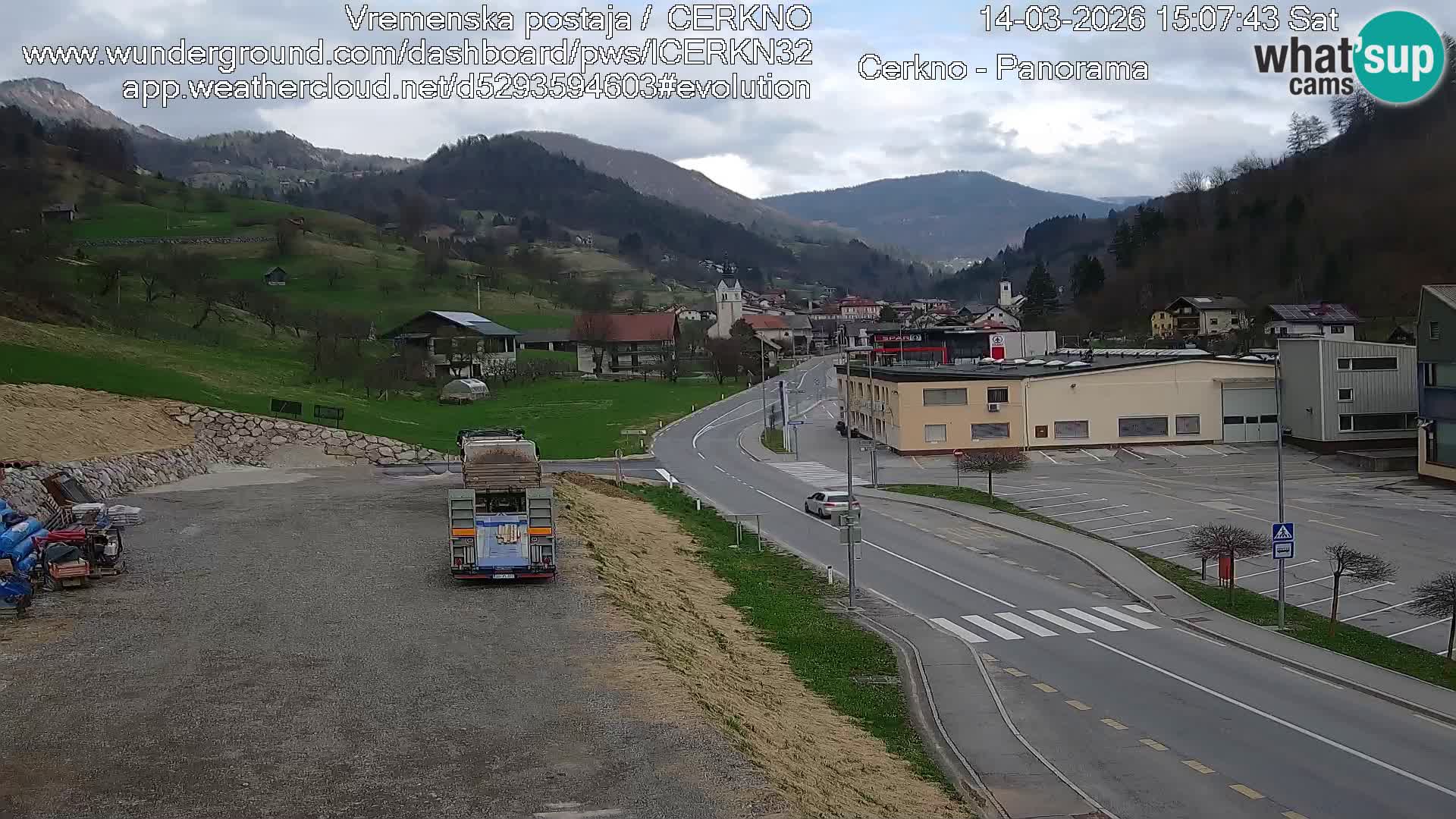 Cerkno ulaz u grad – Kamera uživo
