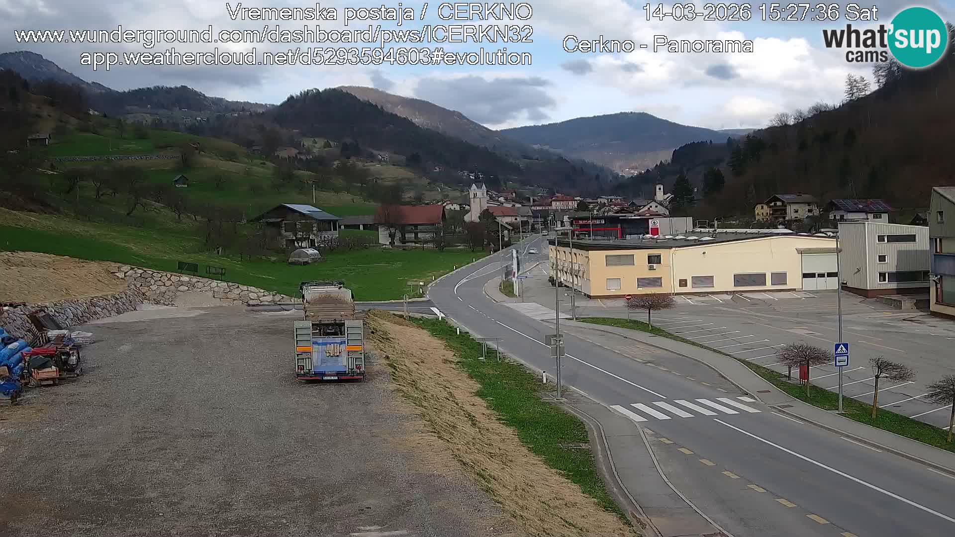 Webcam Ingresso Città di Cerkno