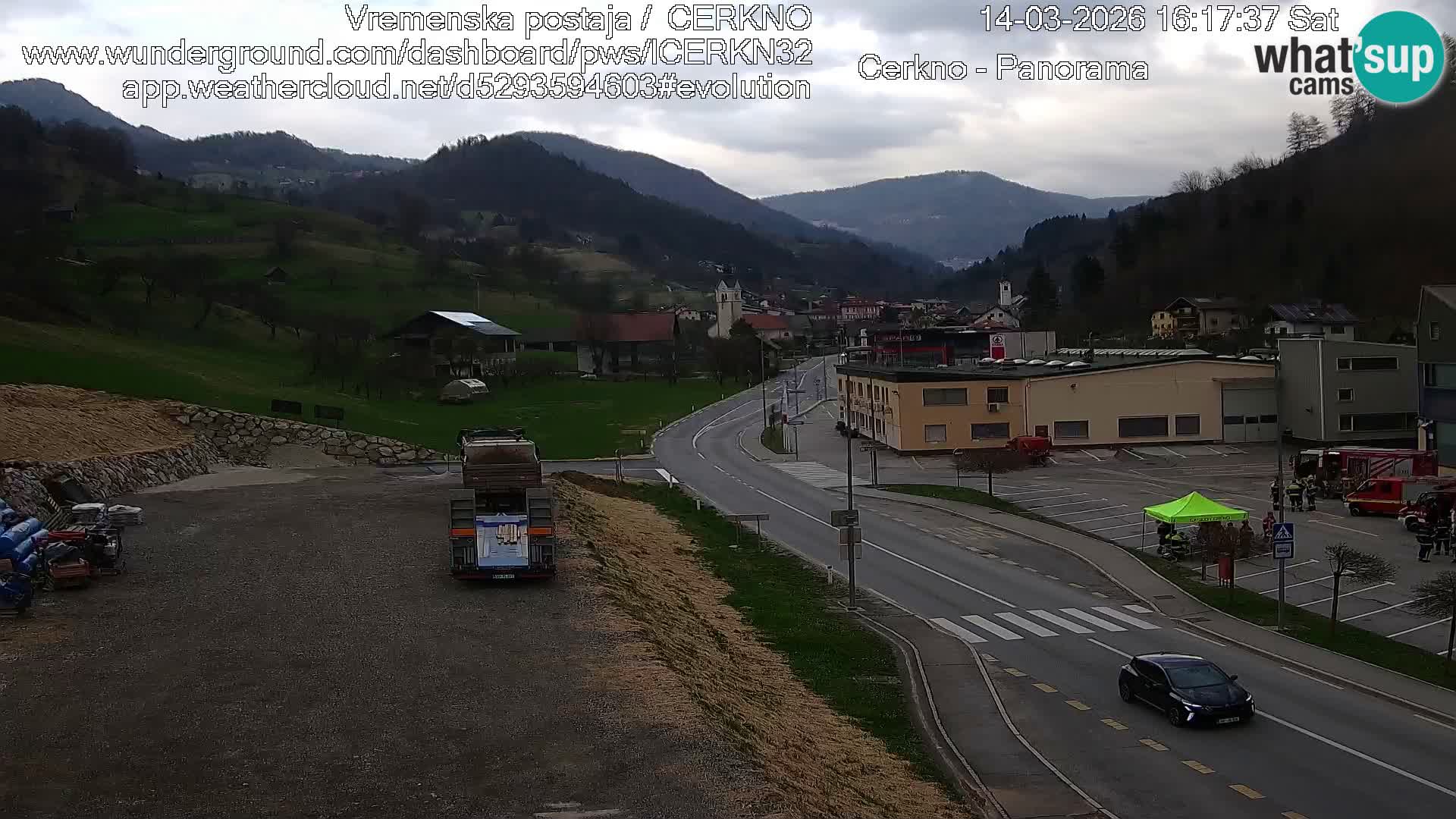 Webcam Ingresso Città di Cerkno