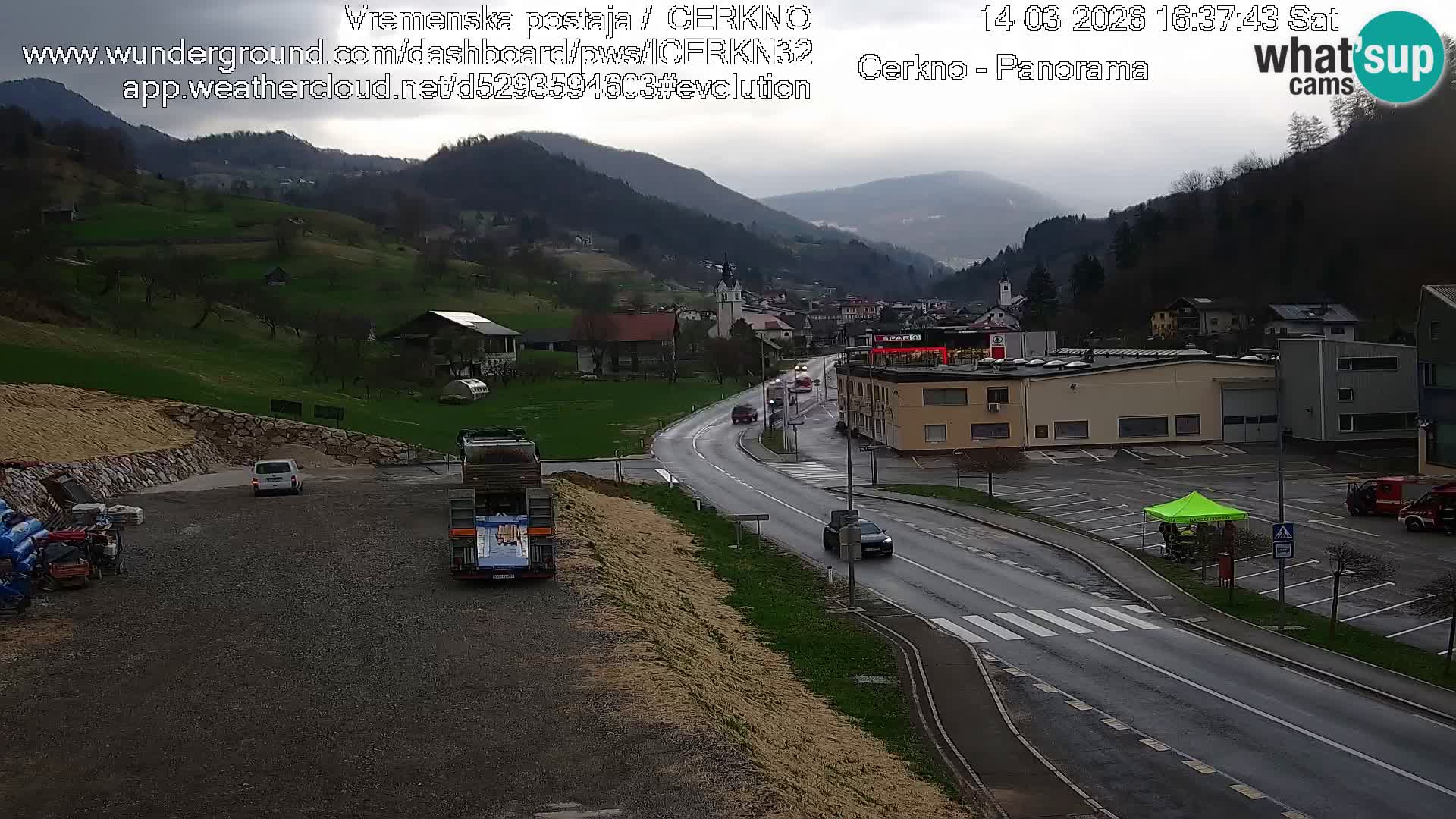 Webcam Ingresso Città di Cerkno