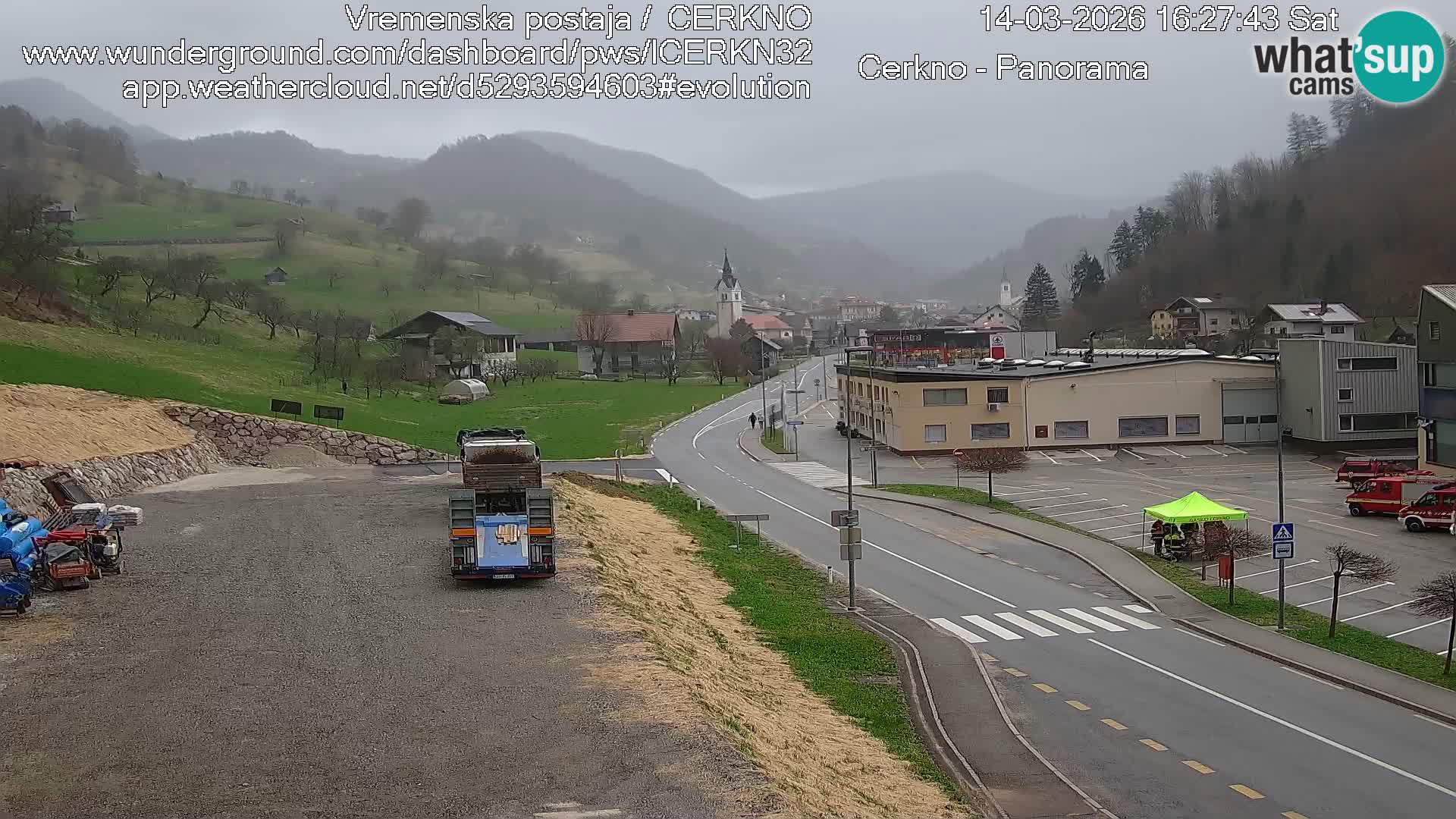 Cerkno ulaz u grad – Kamera uživo