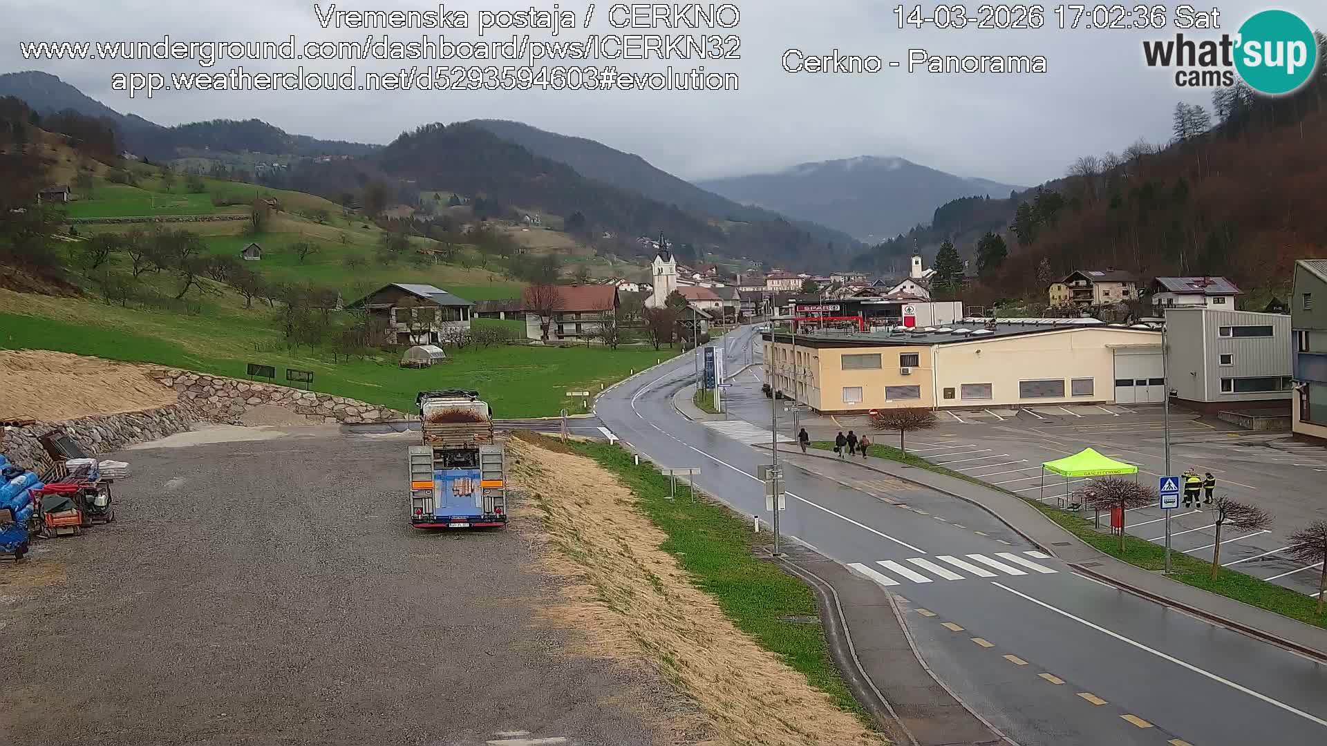 Cerkno ulaz u grad – Kamera uživo