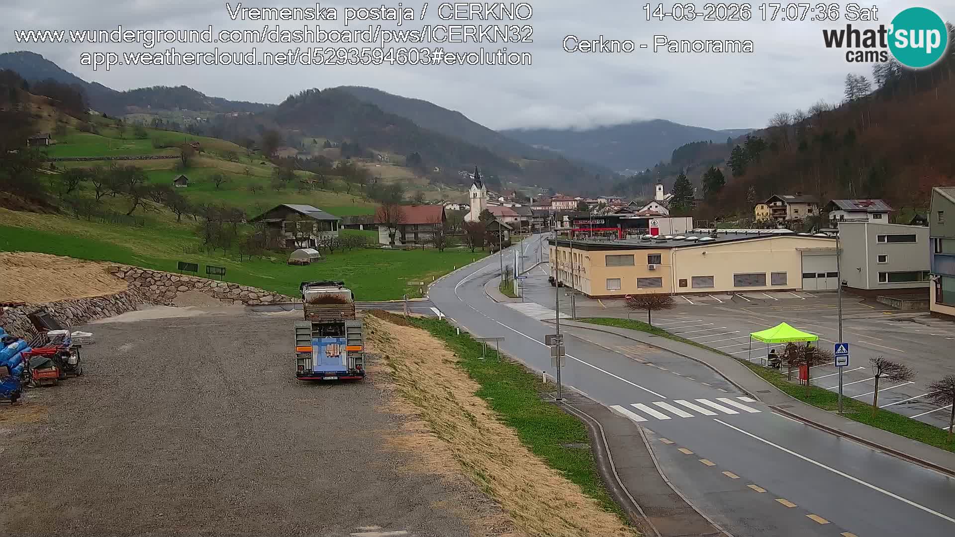 Webcam Ingresso Città di Cerkno