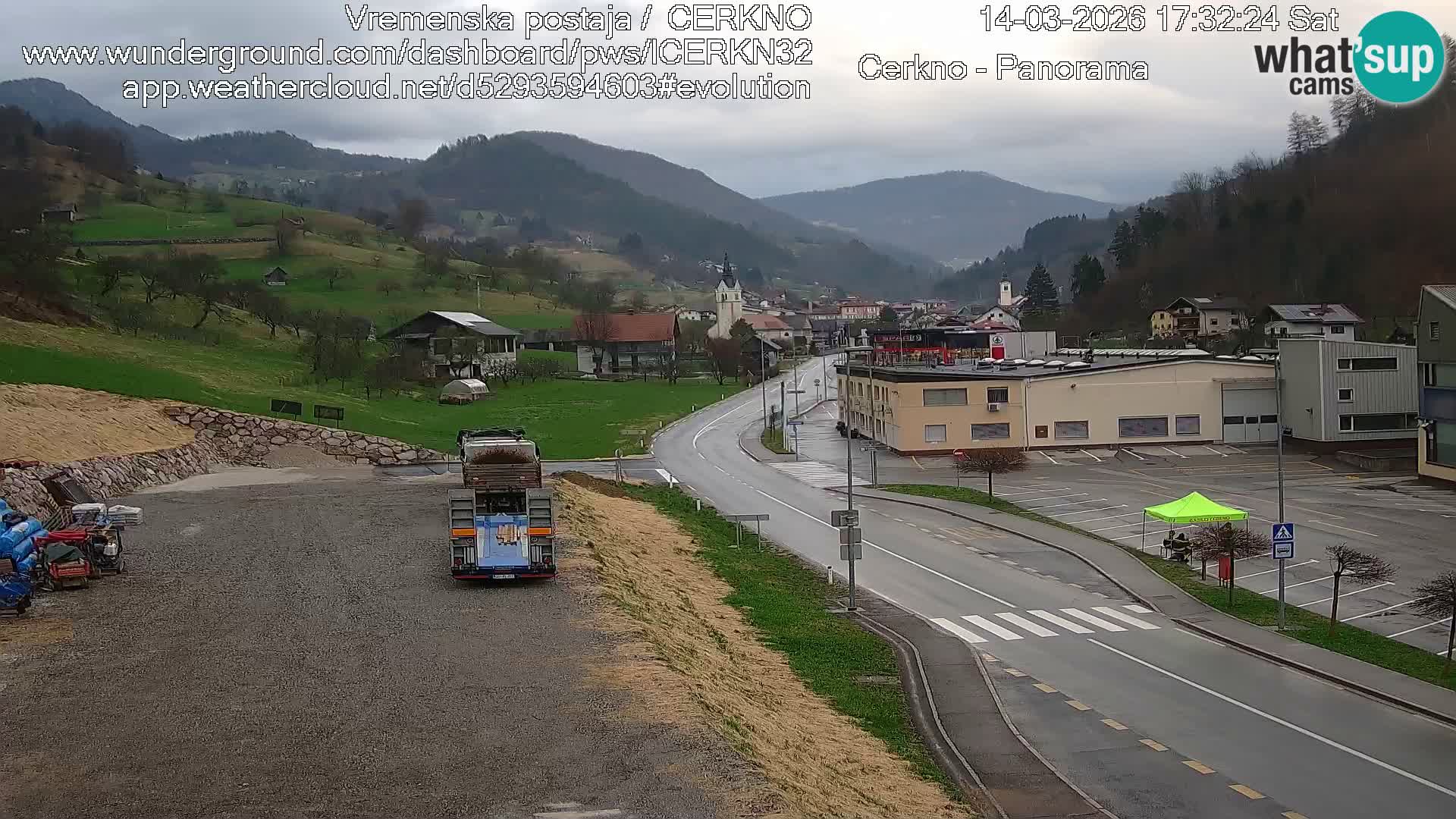Cerkno Stadteingang Live-Webcam