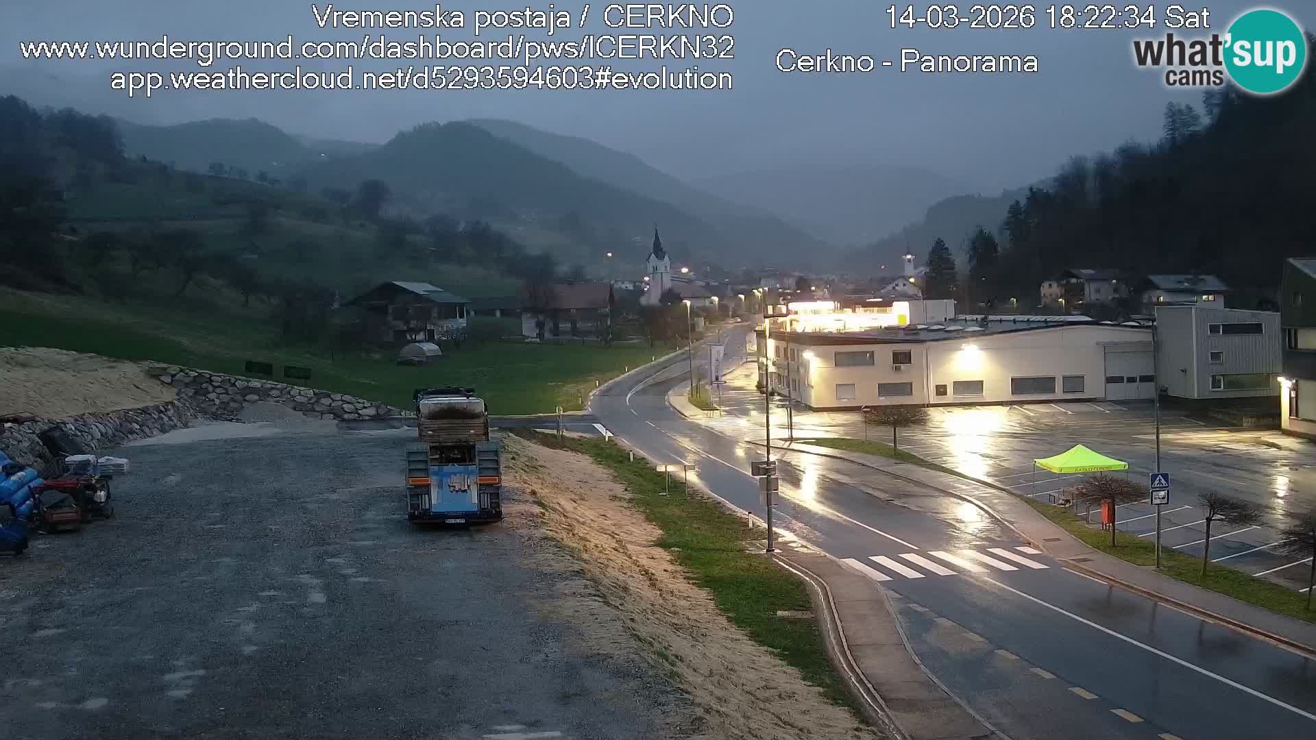 Webcam Ingresso Città di Cerkno