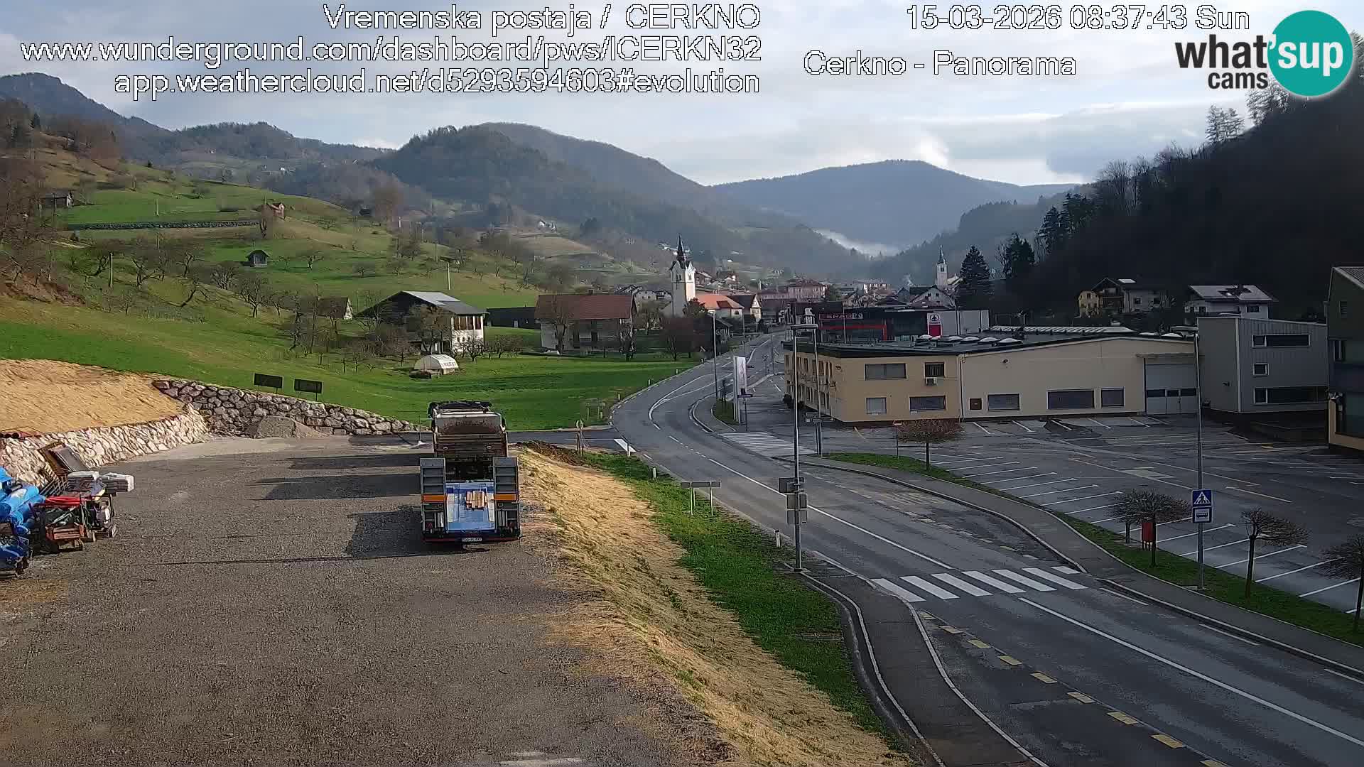 Webcam Ingresso Città di Cerkno