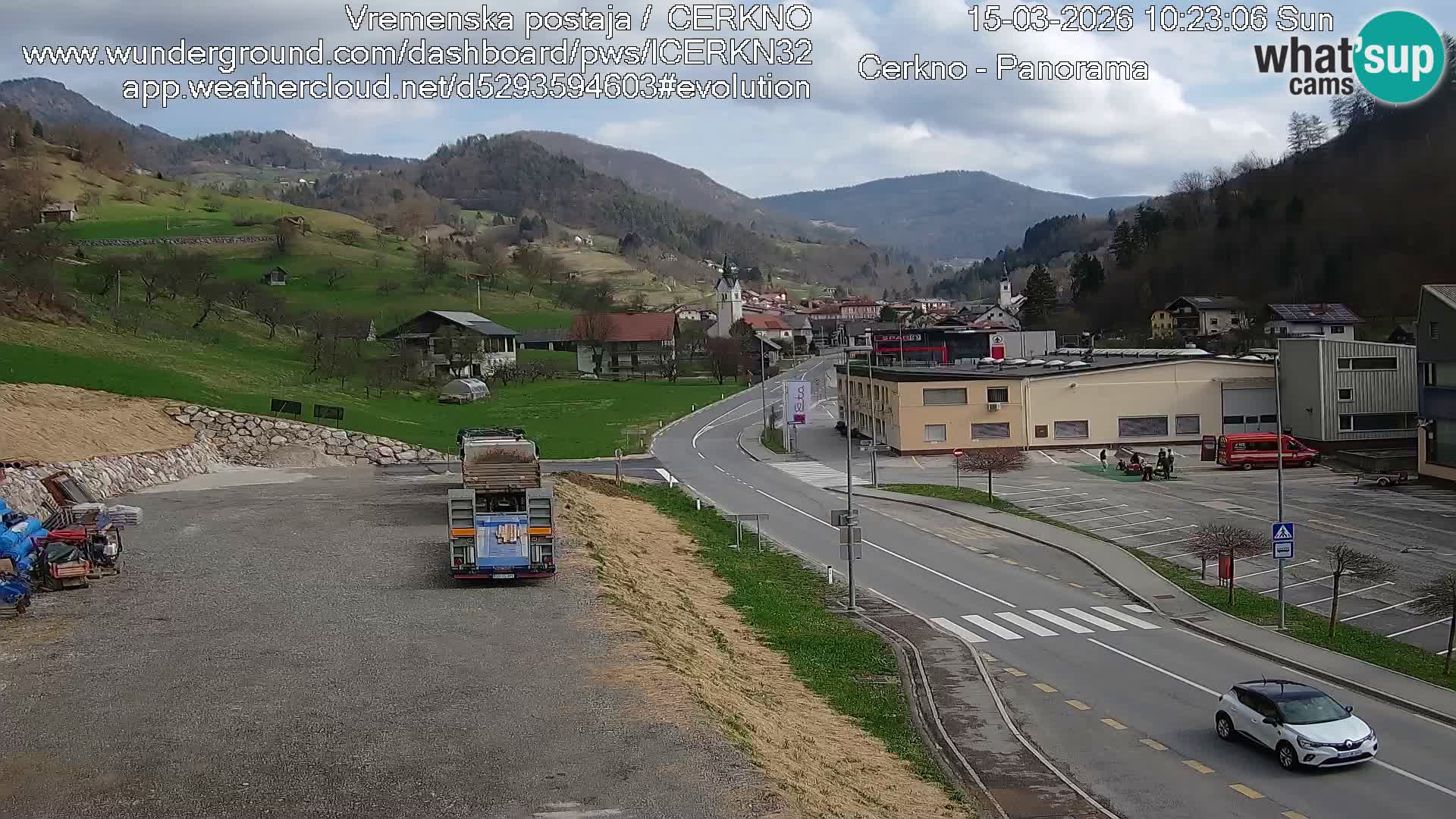 Cerkno Stadteingang Live-Webcam