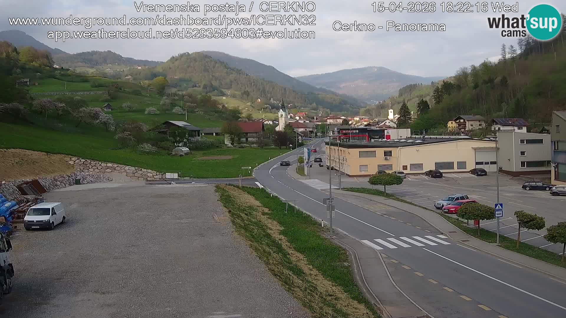 Cerkno Stadteingang Live-Webcam