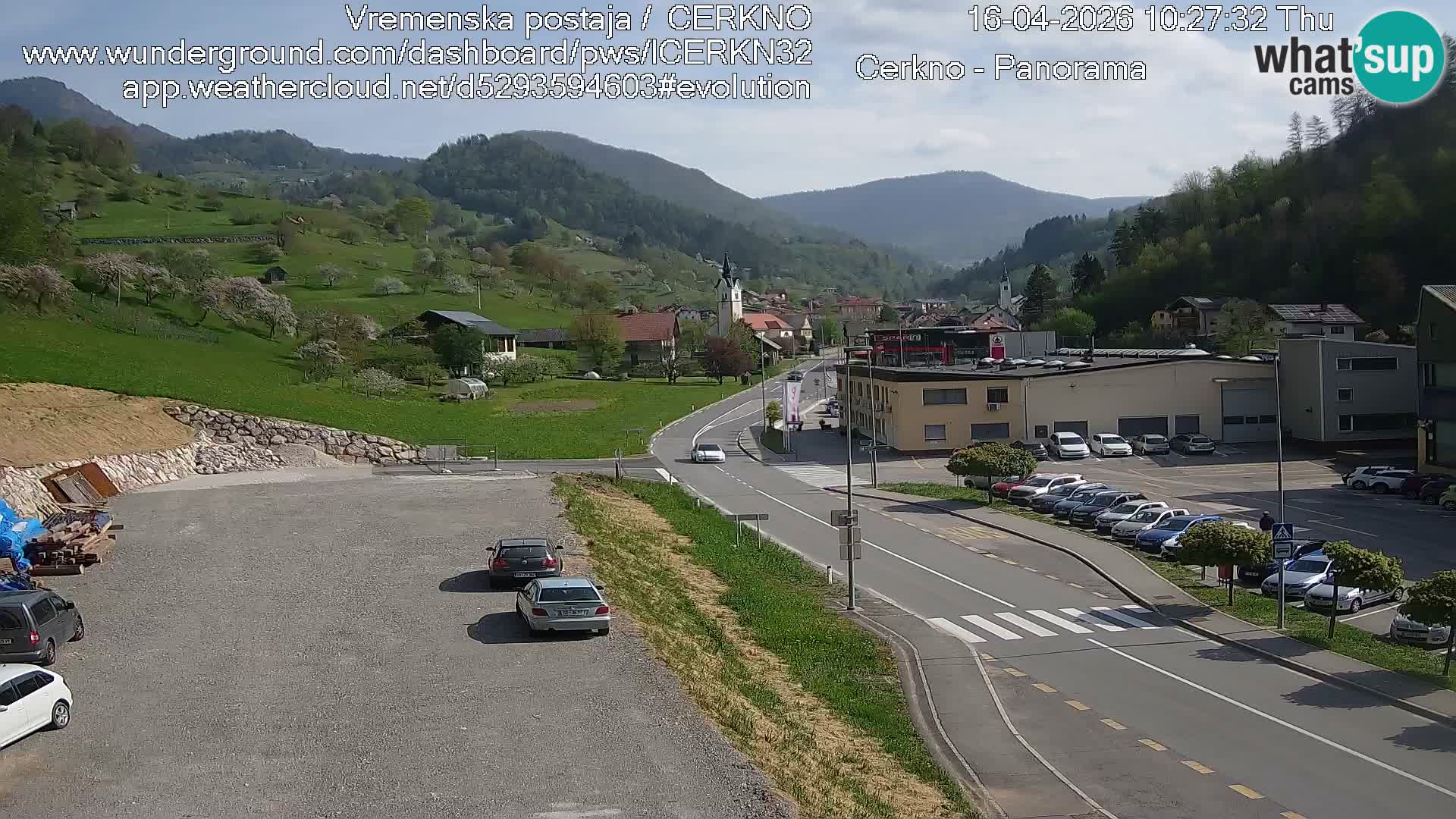 Cerkno Stadteingang Live-Webcam