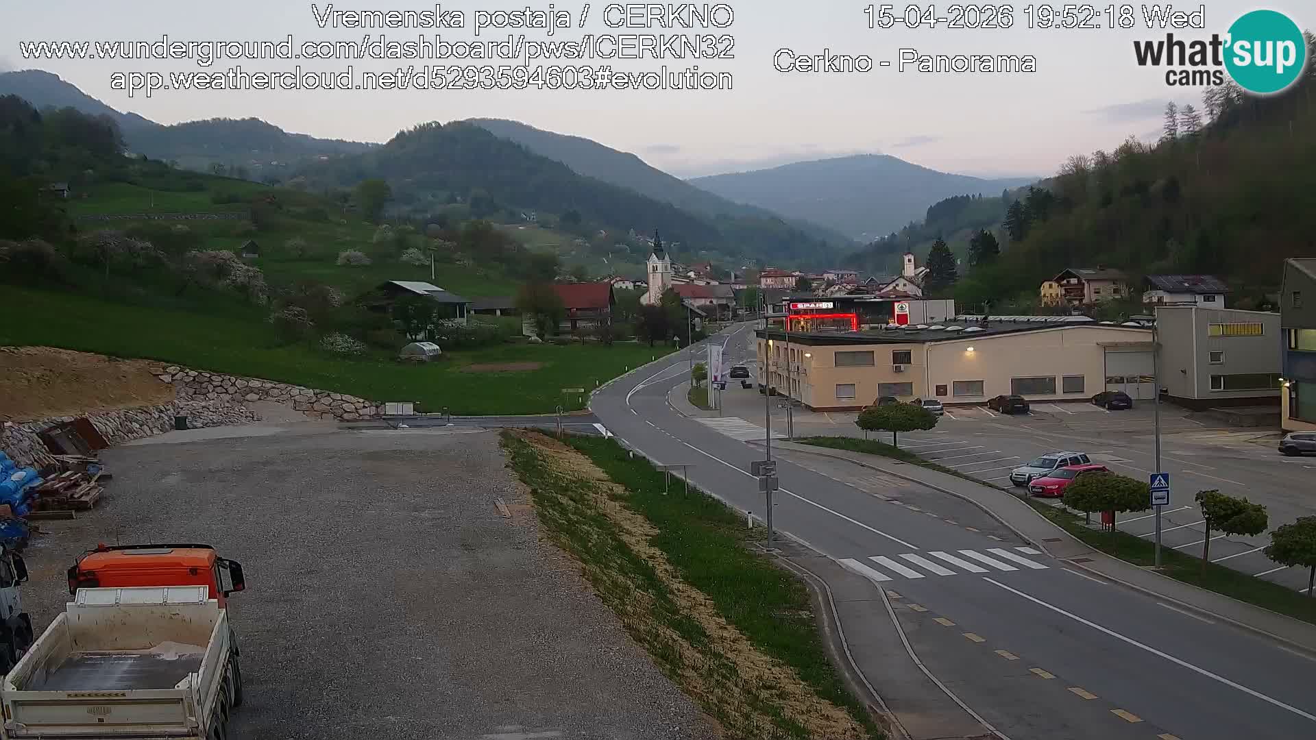 Cerkno Stadteingang Live-Webcam
