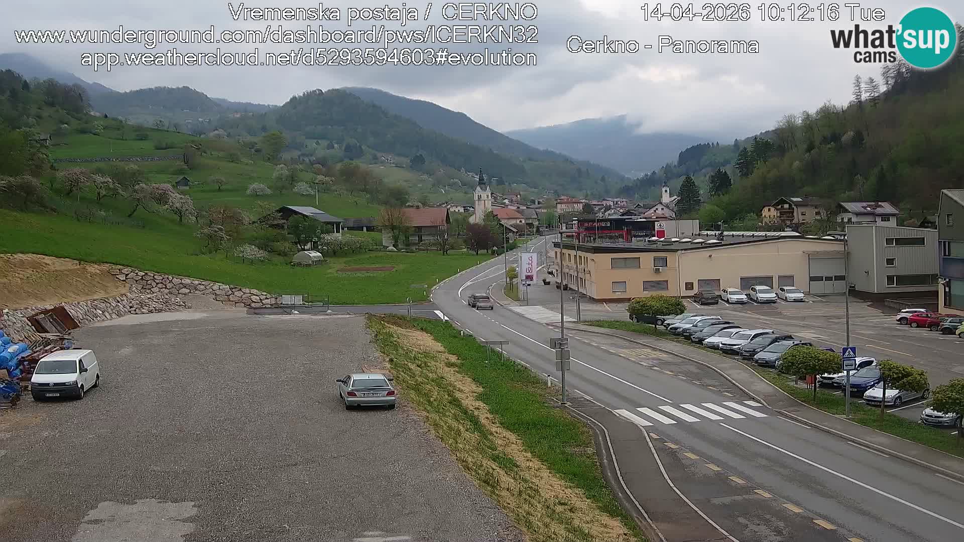 Cerkno ulaz u grad – Kamera uživo