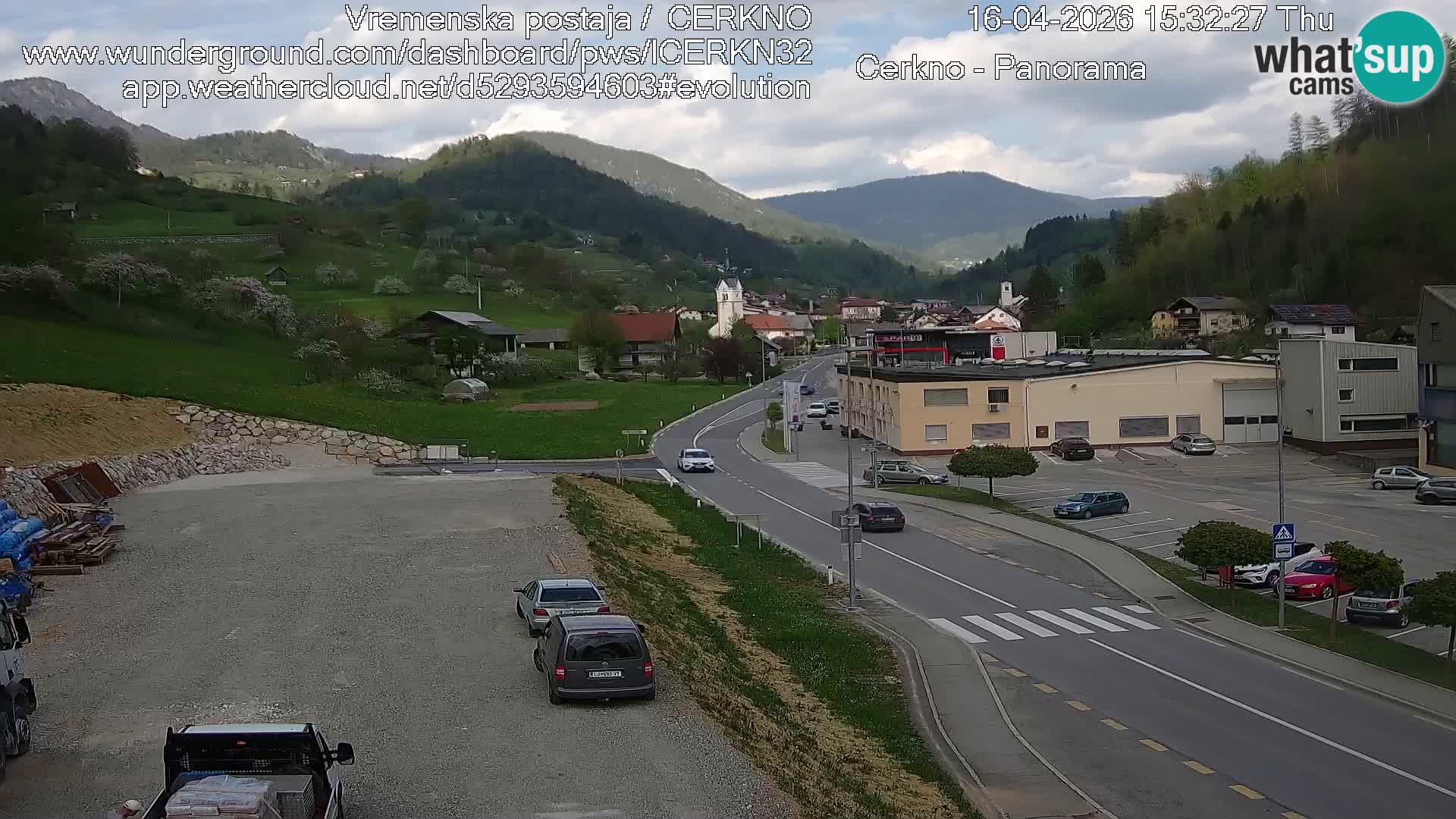 Cerkno Stadteingang Live-Webcam