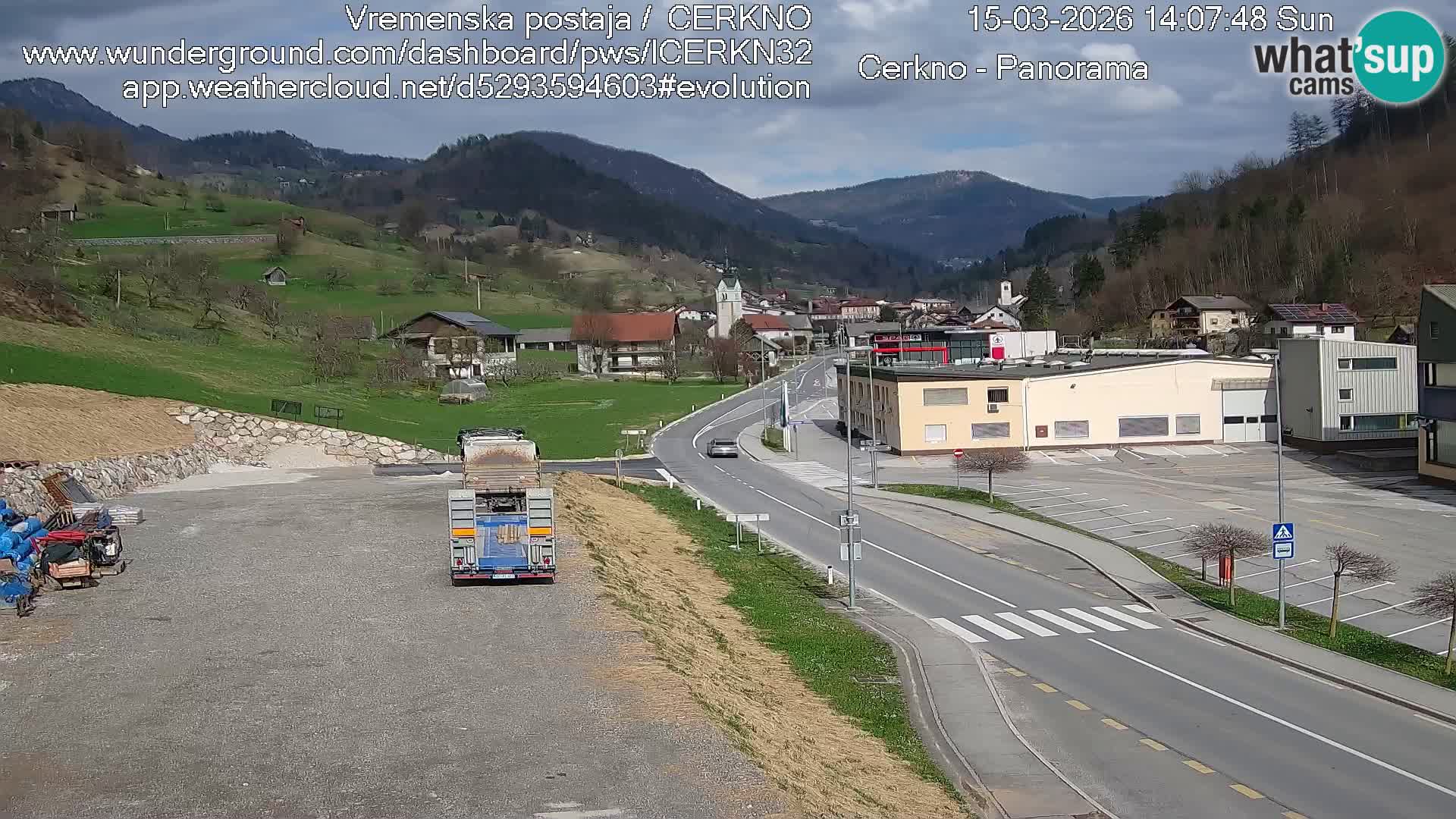 Cerkno Stadteingang Live-Webcam