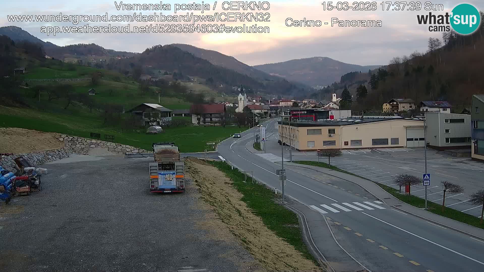 Webcam Ingresso Città di Cerkno