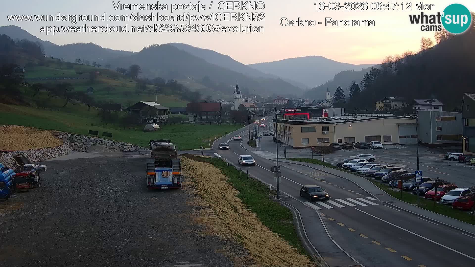 Cerkno ulaz u grad – Kamera uživo