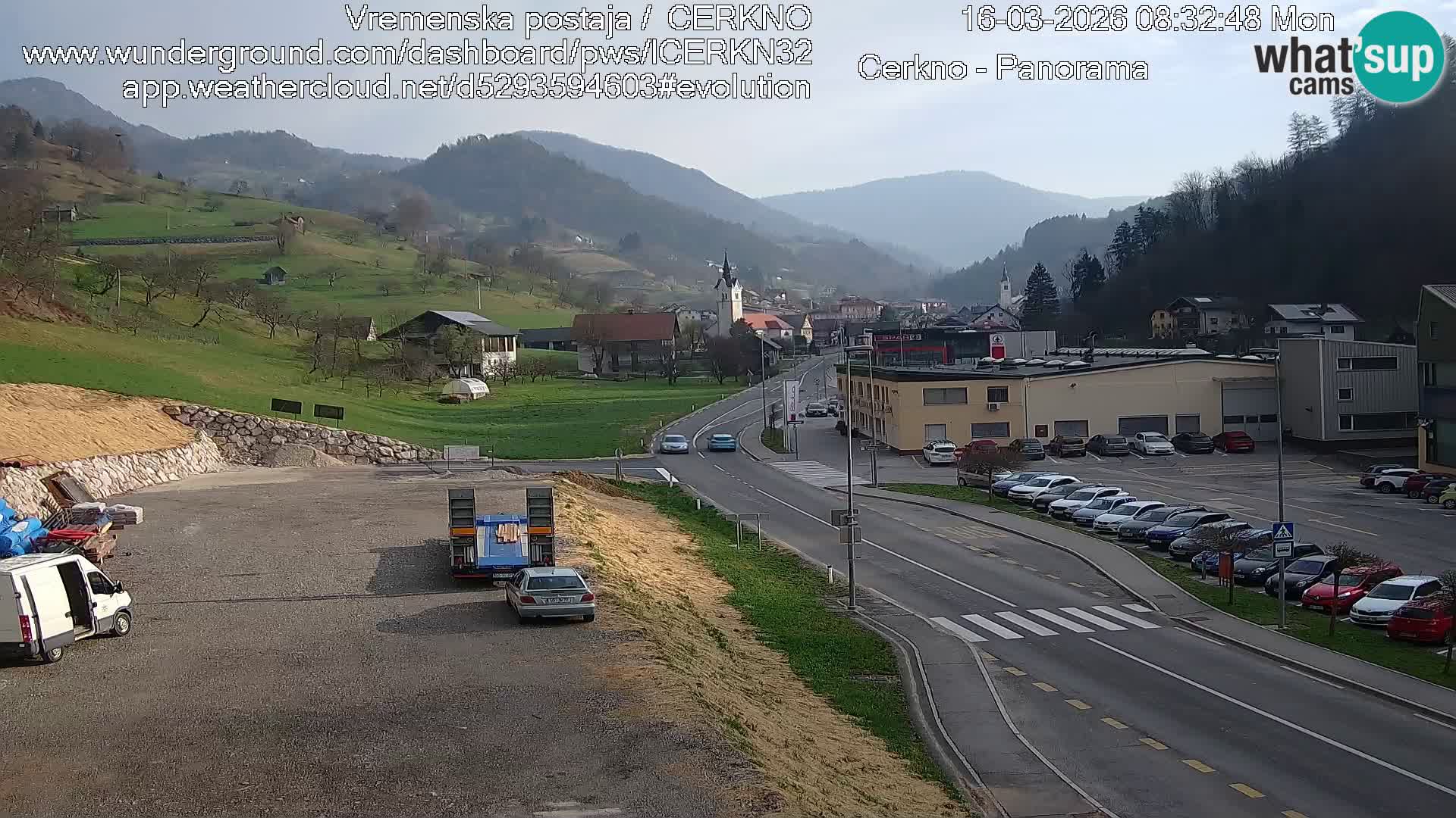 Cerkno Stadteingang Live-Webcam