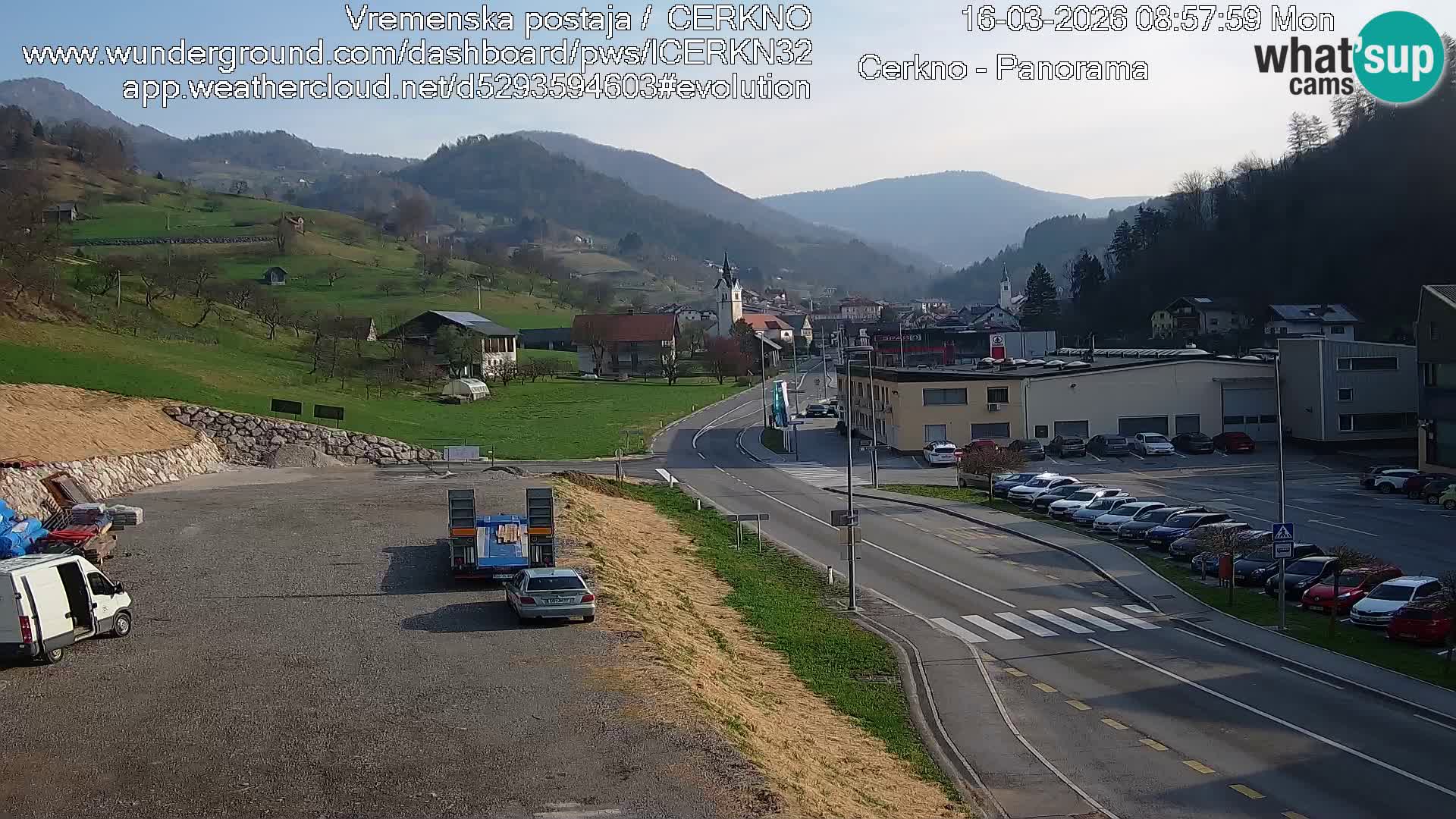 Cerkno ulaz u grad – Kamera uživo