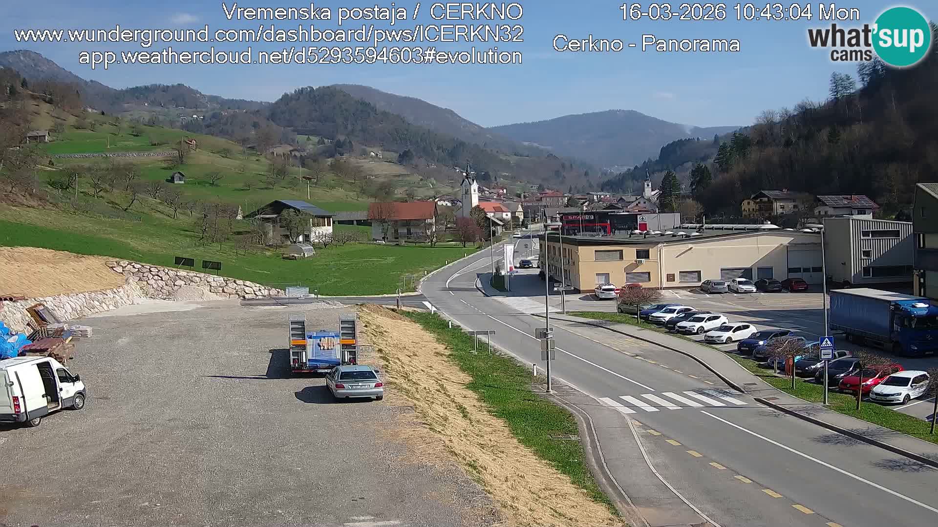 Webcam Ingresso Città di Cerkno