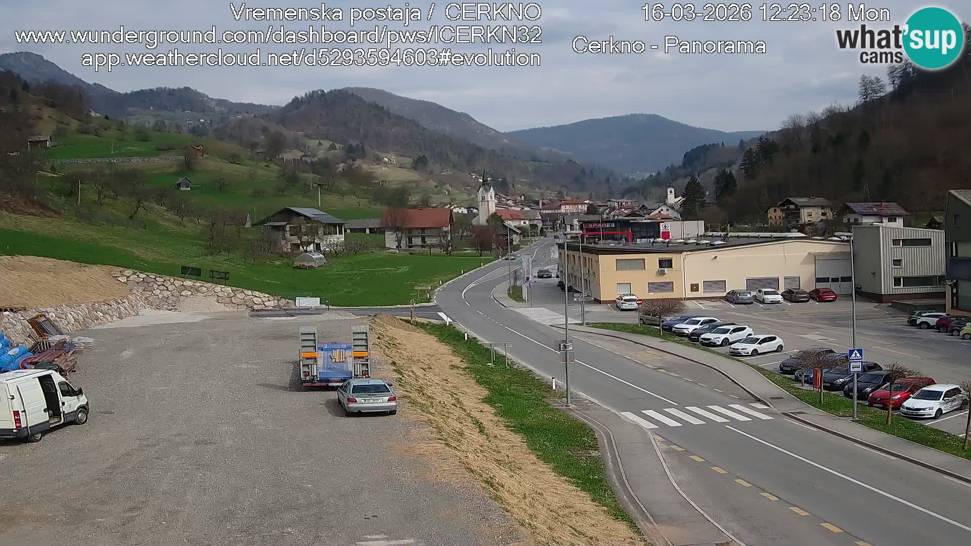 Webcam Ingresso Città di Cerkno