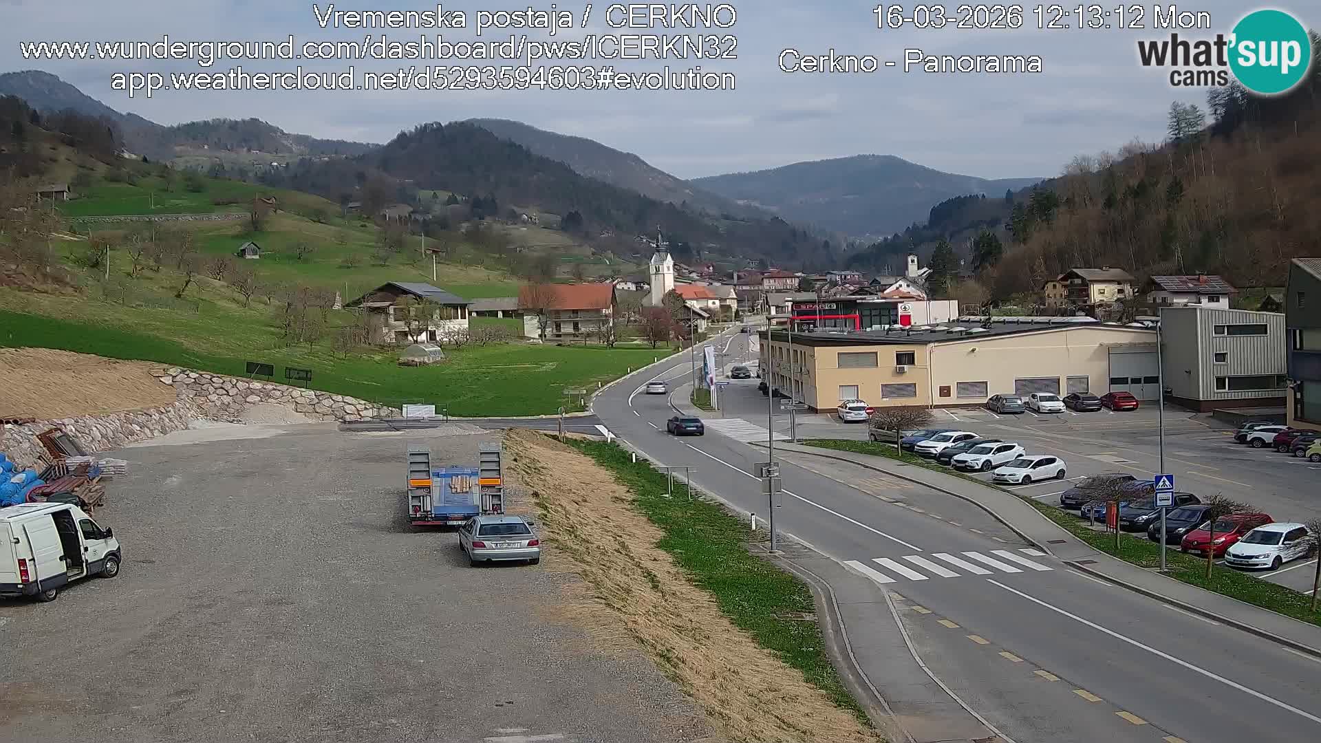Webcam Ingresso Città di Cerkno