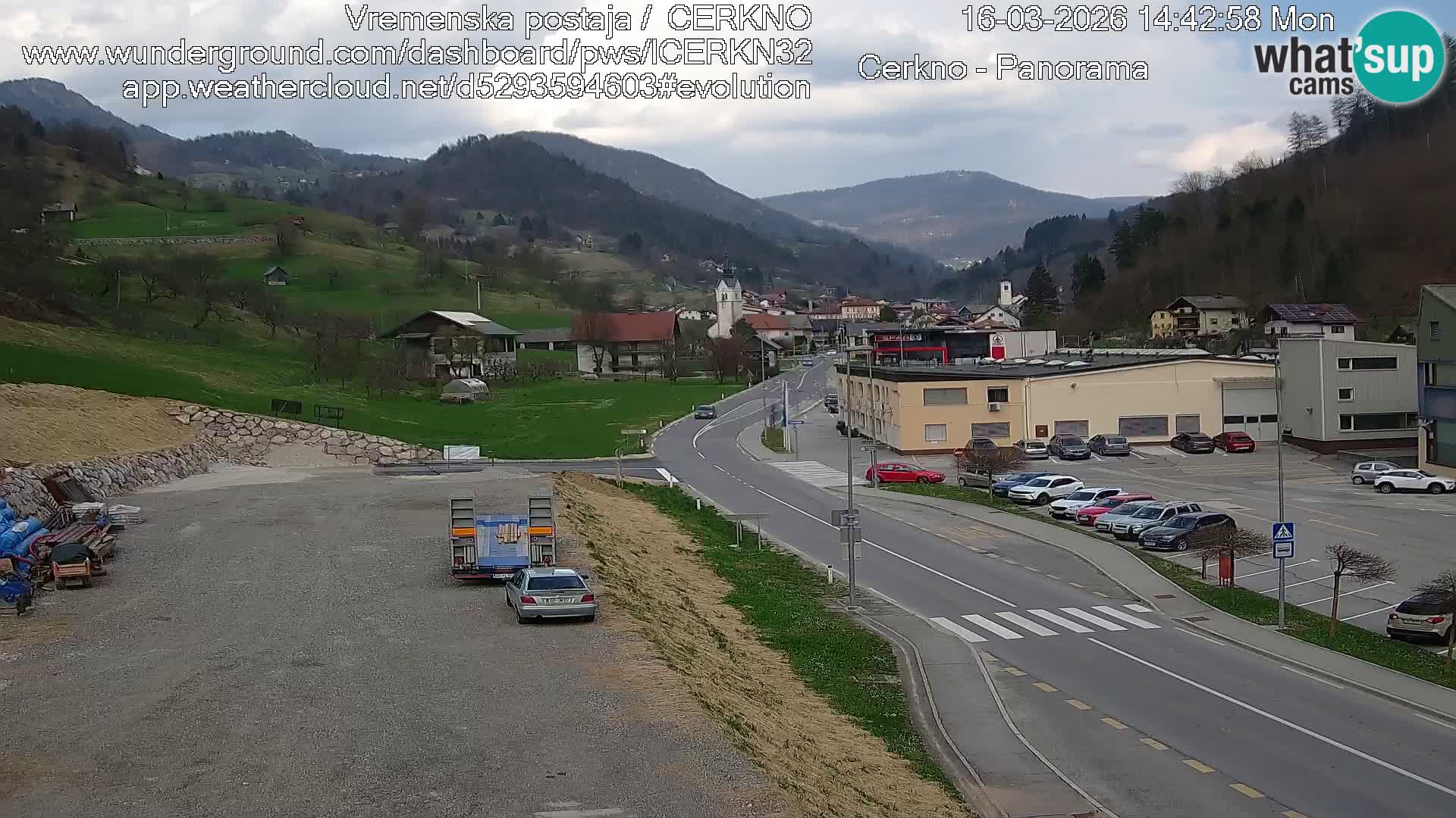 Cerkno Stadteingang Live-Webcam