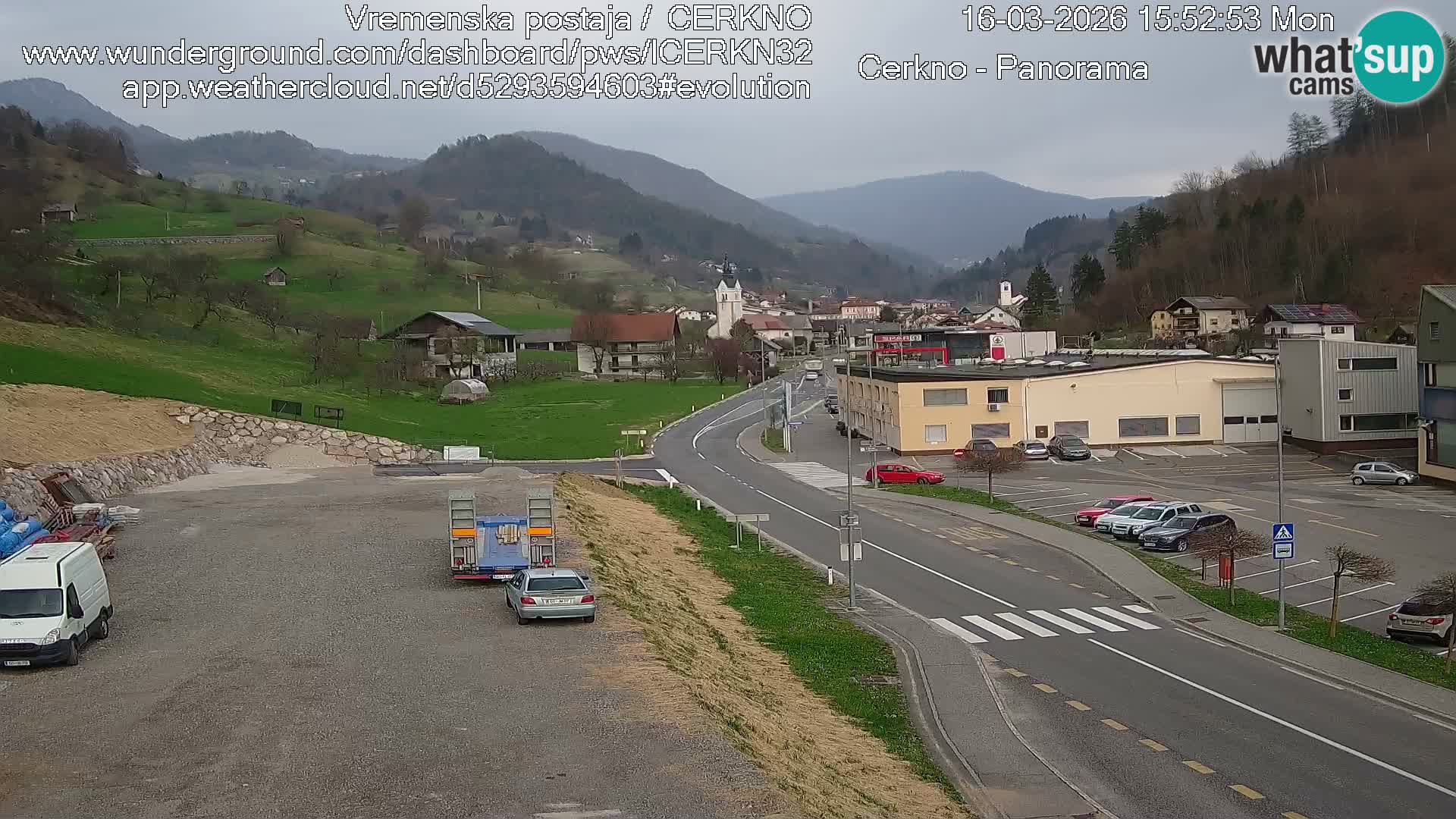Webcam Ingresso Città di Cerkno