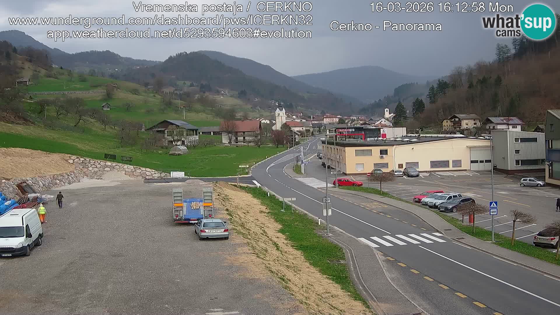 Cerkno Stadteingang Live-Webcam
