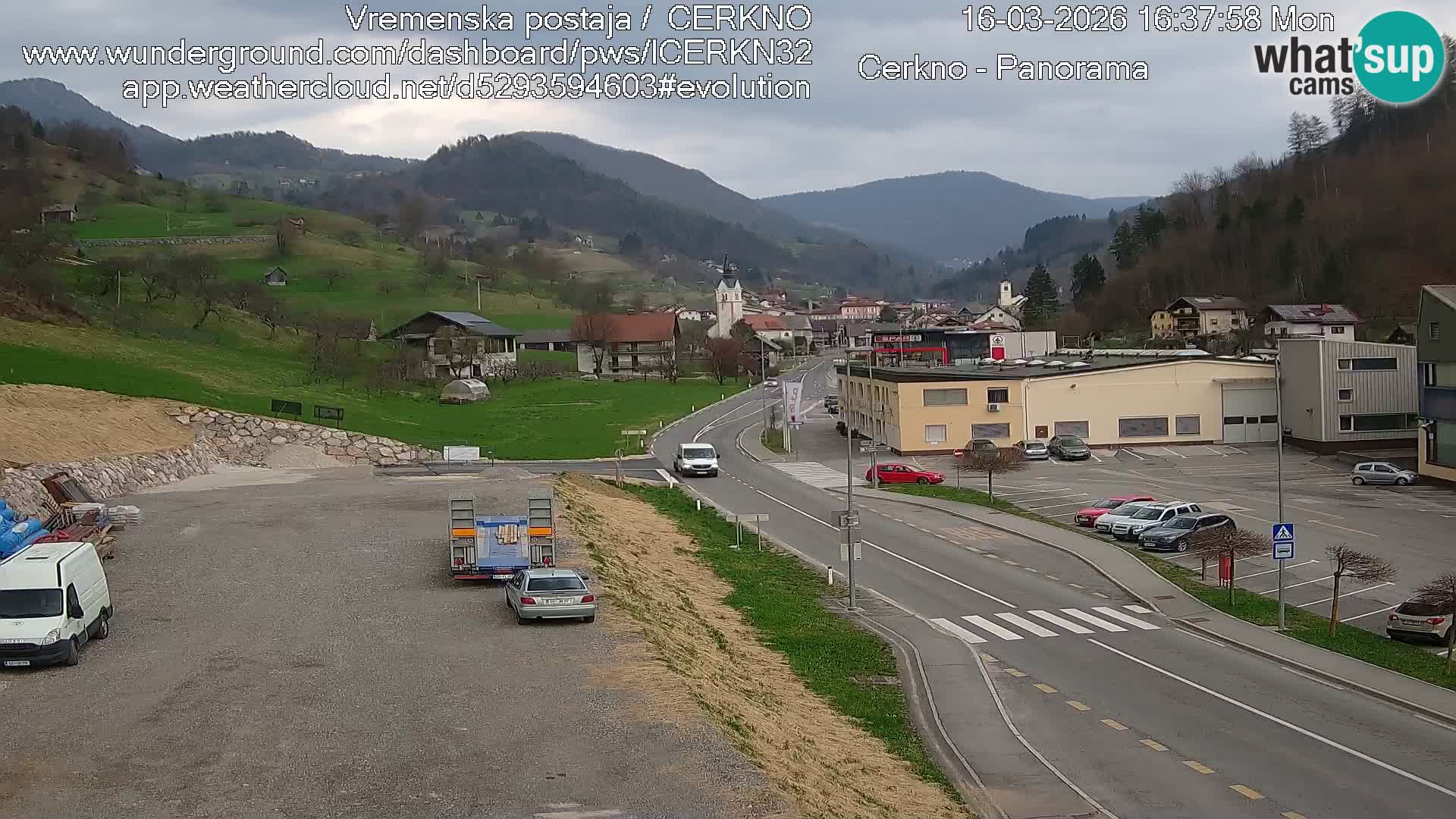 Cerkno Stadteingang Live-Webcam