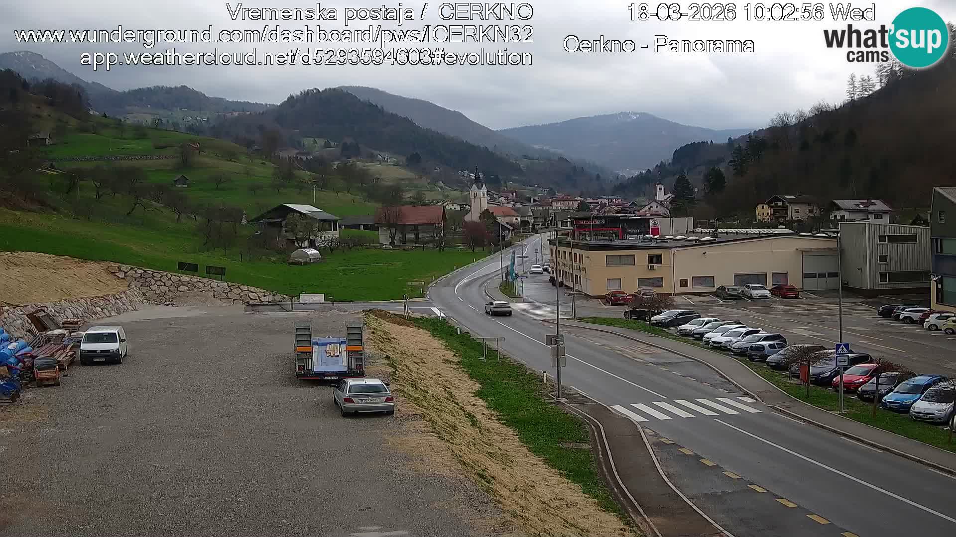 Cerkno Stadteingang Live-Webcam