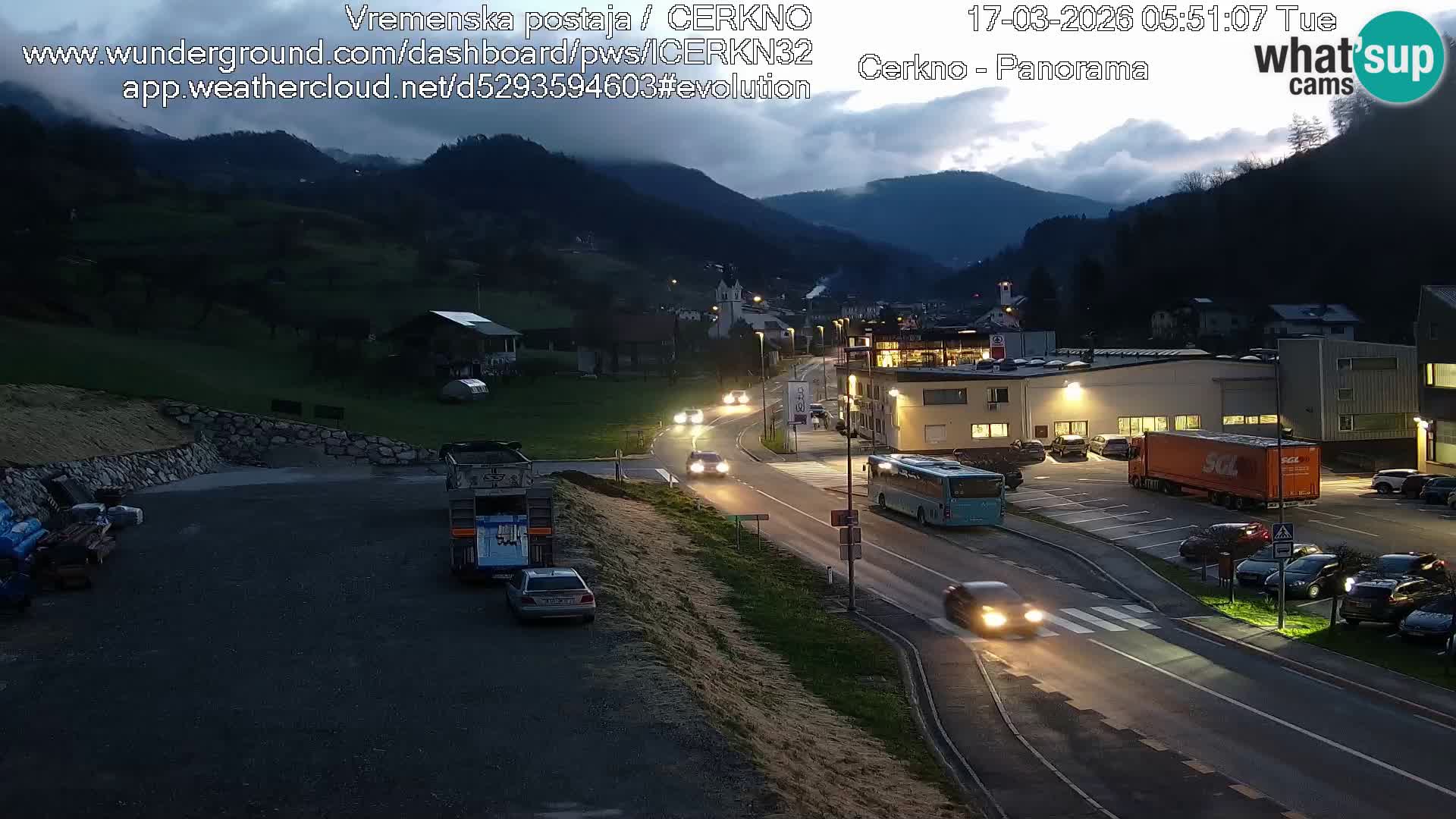 Webcam Ingresso Città di Cerkno