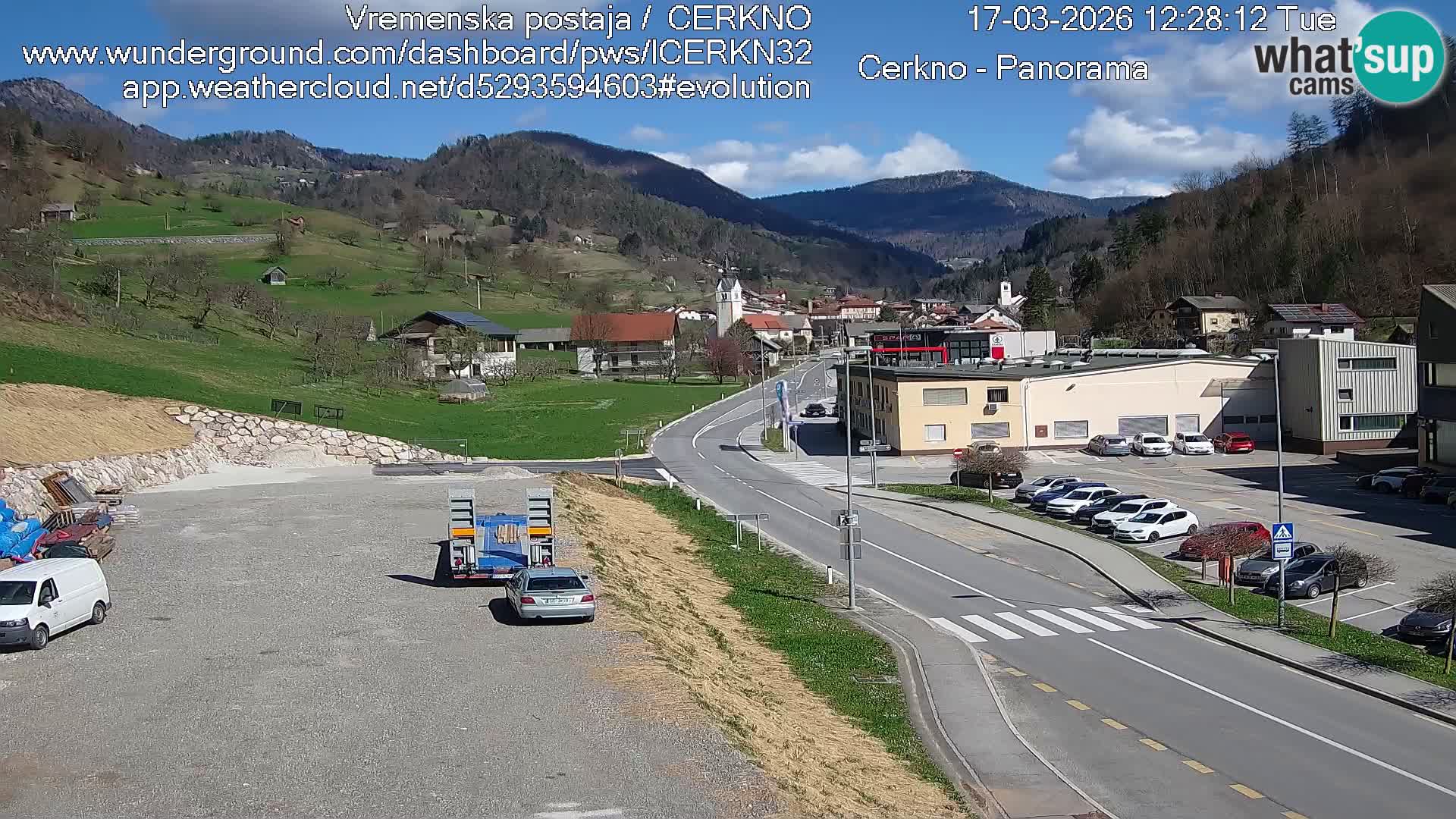 Cerkno Stadteingang Live-Webcam