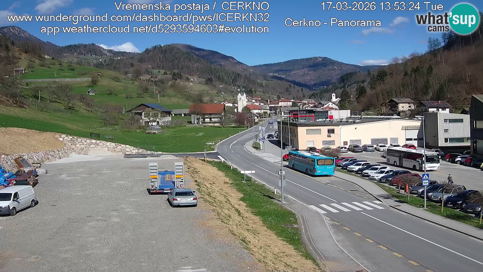 Webcam Ingresso Città di Cerkno