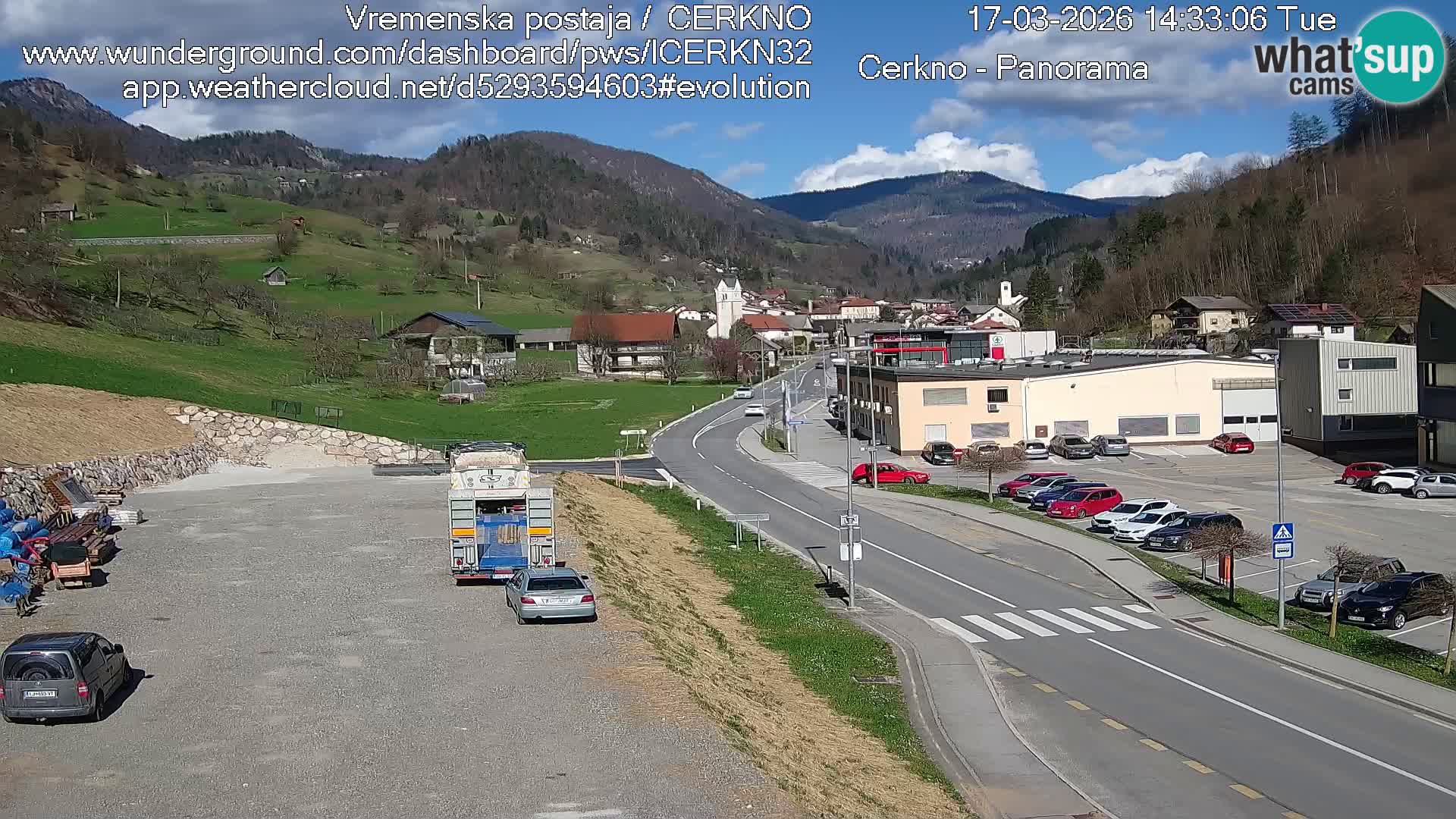 Cerkno Stadteingang Live-Webcam