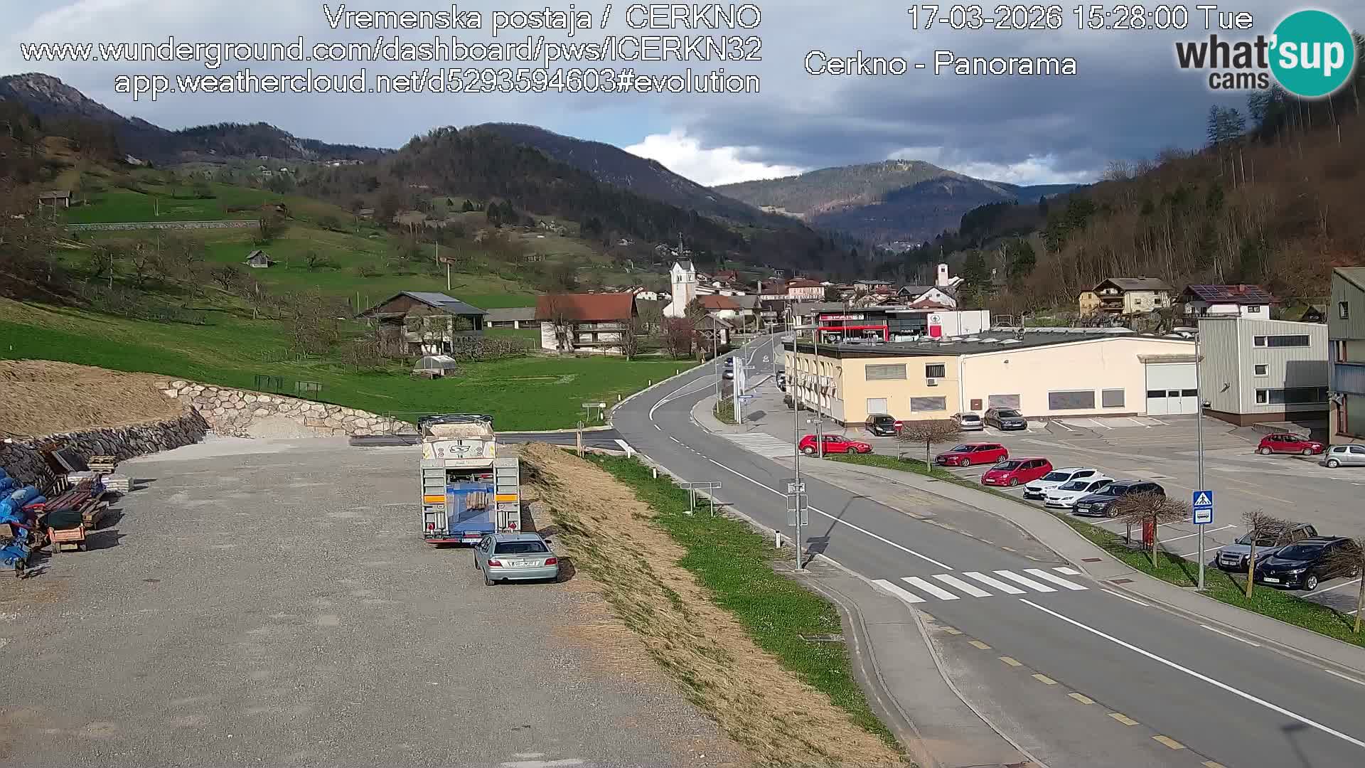 Webcam Ingresso Città di Cerkno