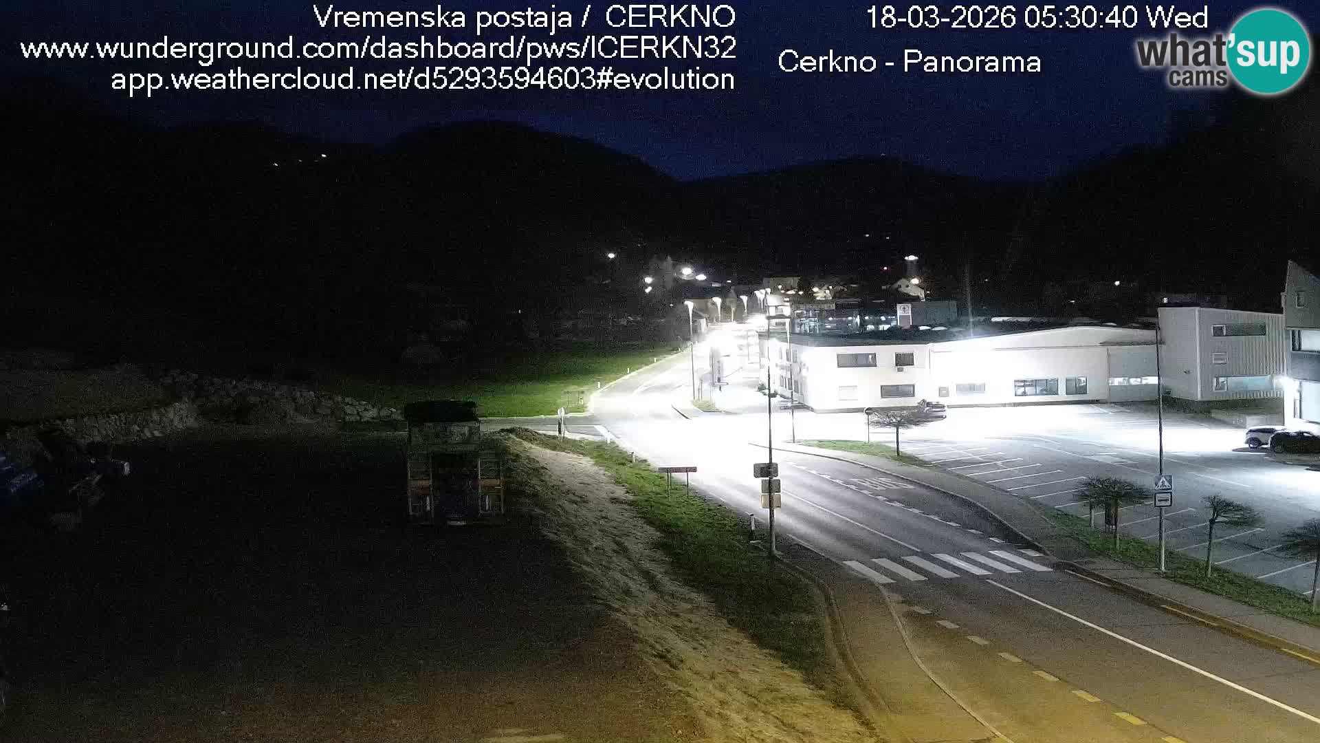 Webcam Ingresso Città di Cerkno