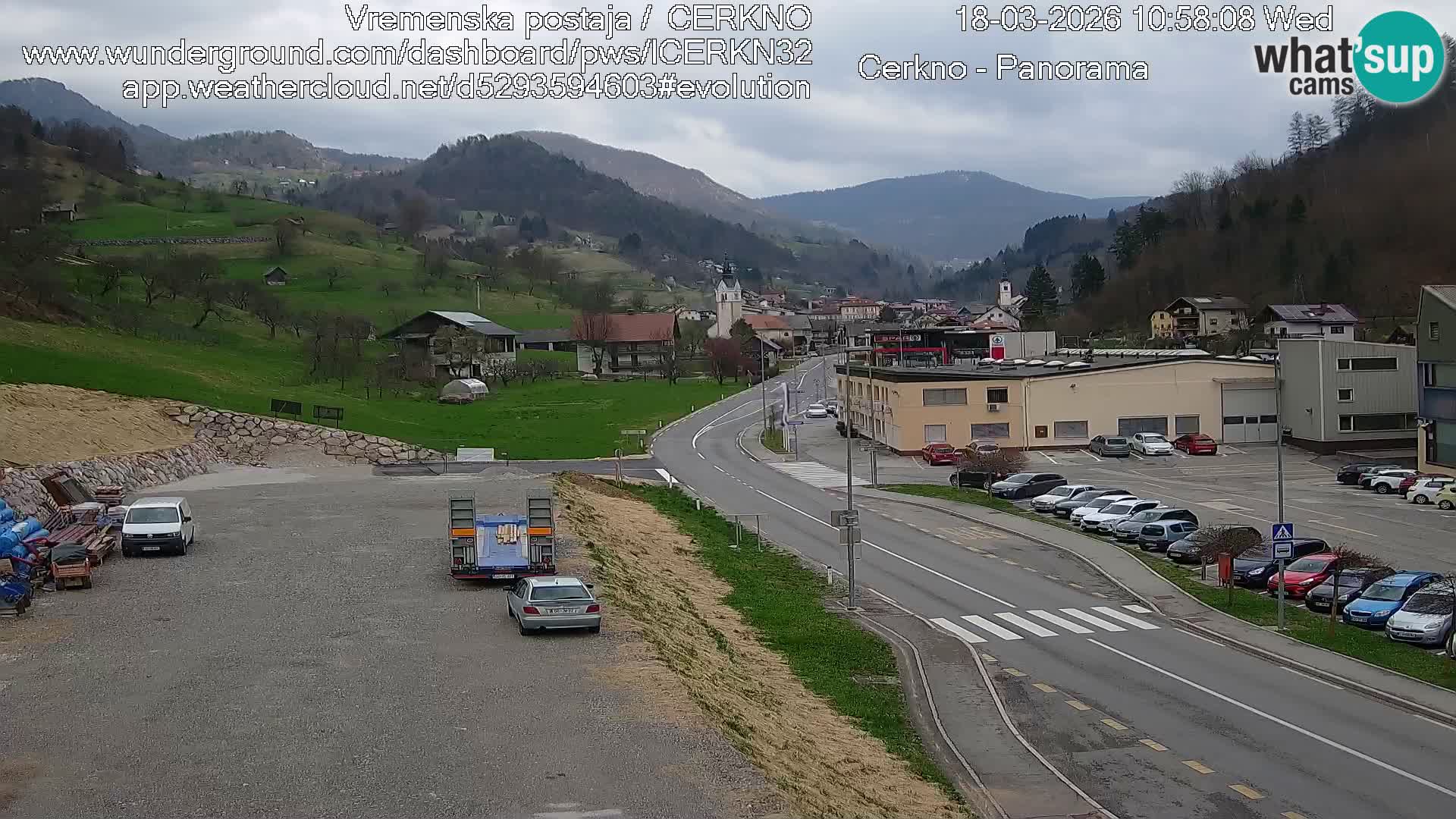 Cerkno Stadteingang Live-Webcam