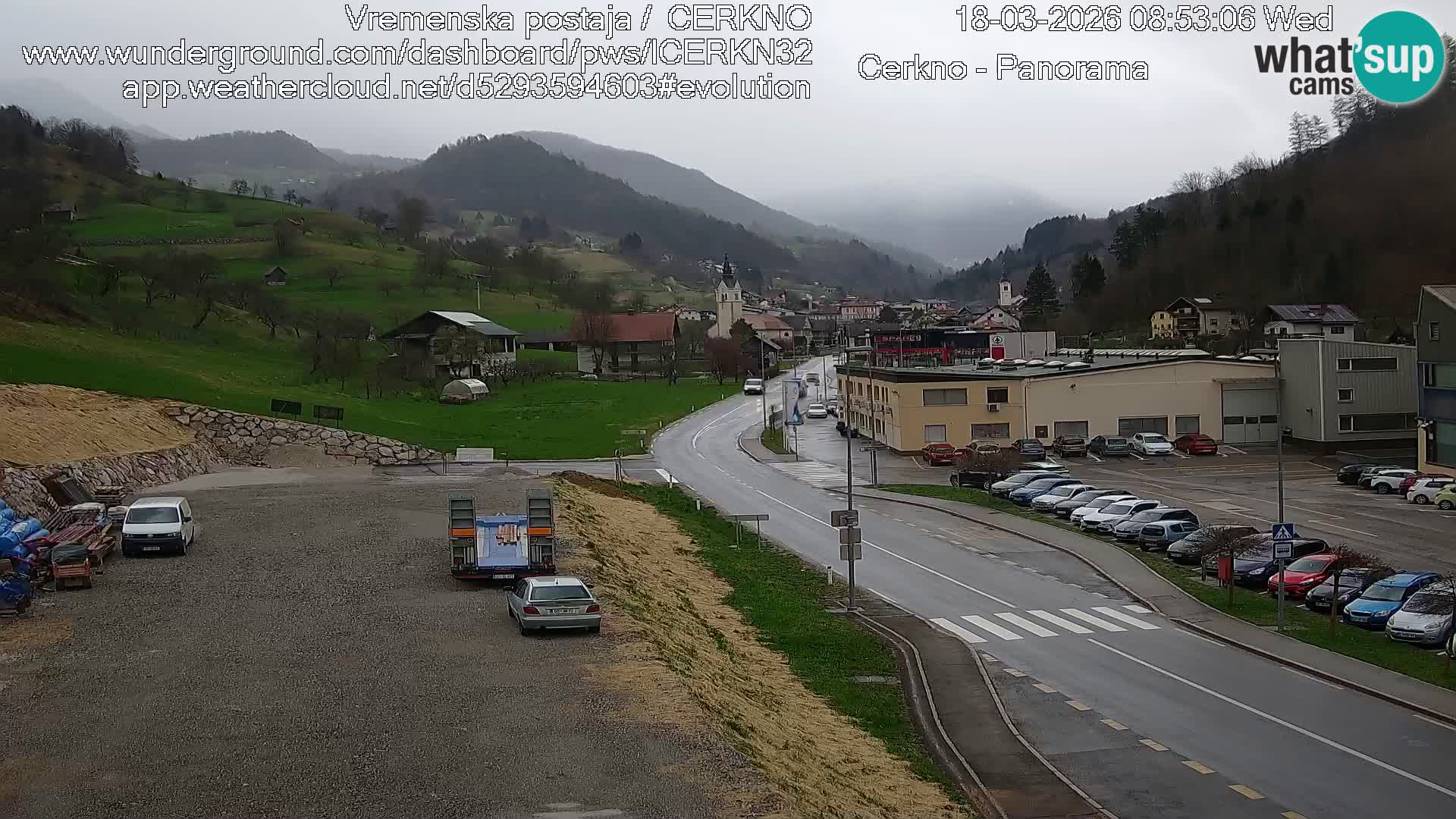 Webcam Ingresso Città di Cerkno